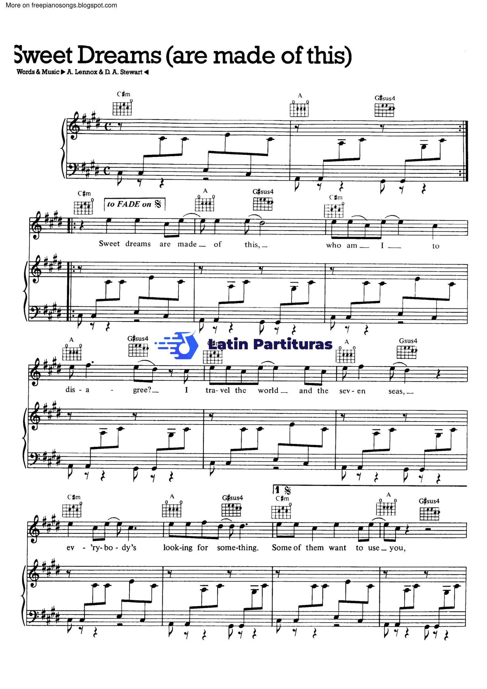 Eurythmics - Sweet Dreams 1 Eurythmics - Sweet Dreams