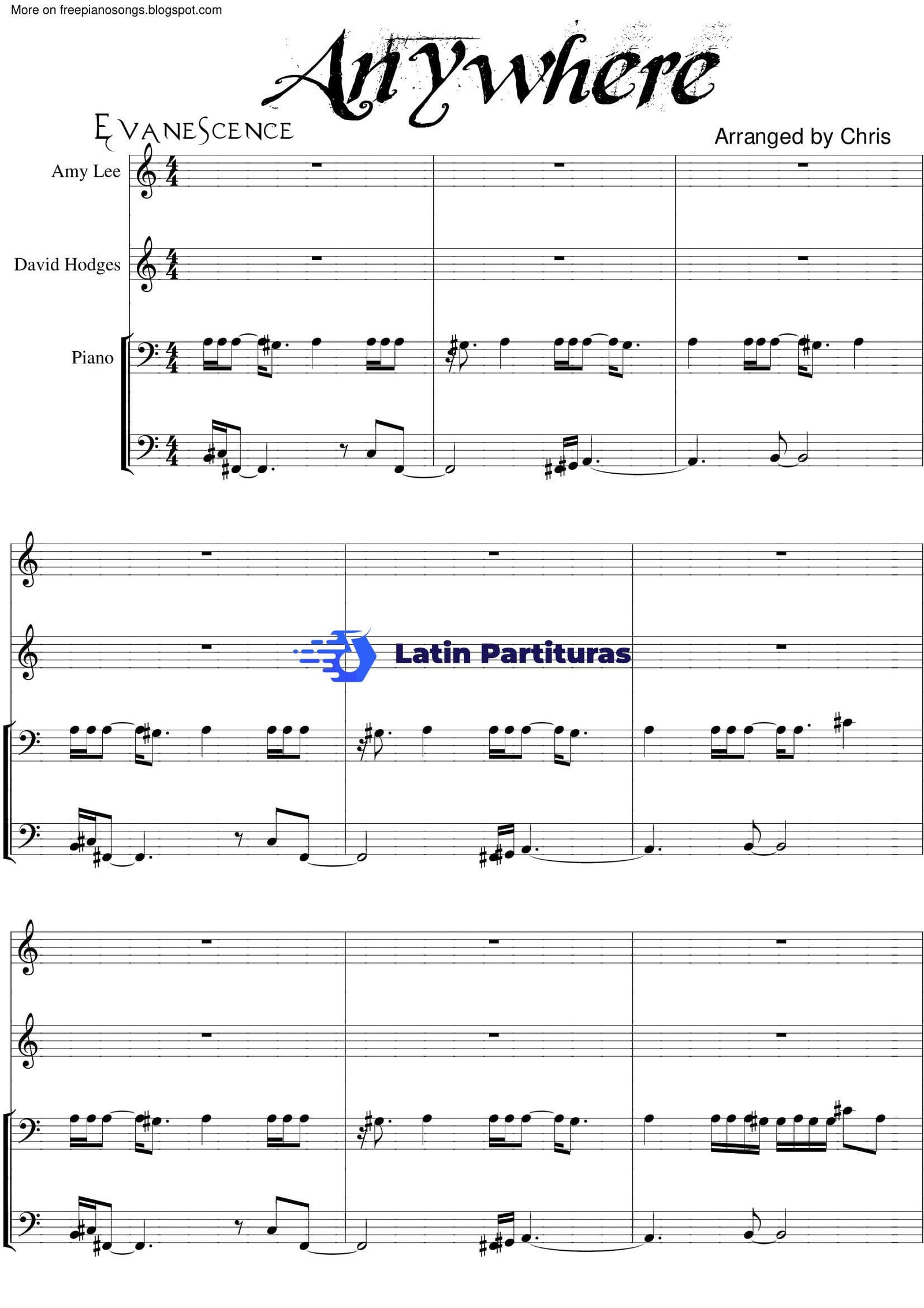 Evanescence - Anywhere 1 Evanescence - Anywhere
