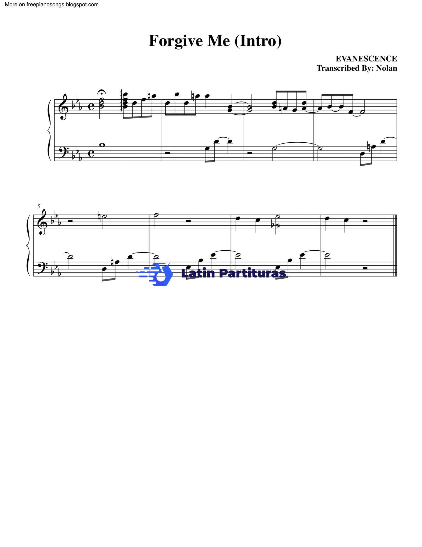 Evanescence - Forgive Me (intro) 1 Evanescence - Forgive Me (intro)