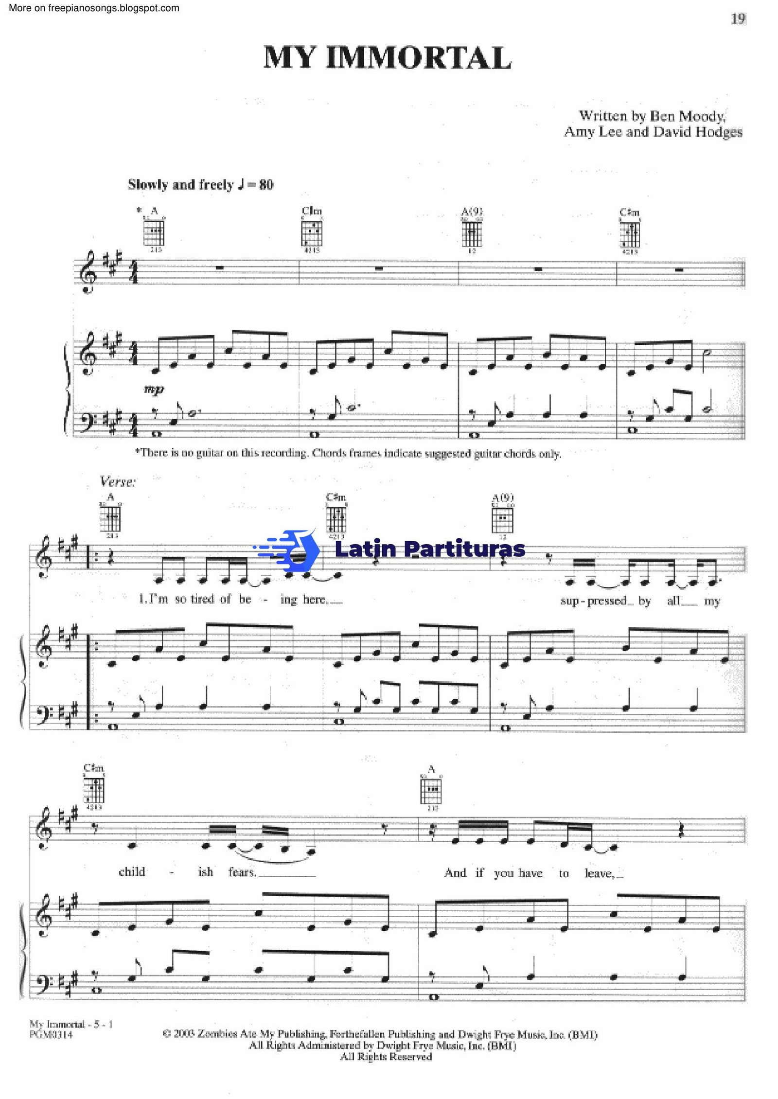 Evanescence - My Immortal 1 Evanescence - My Immortal