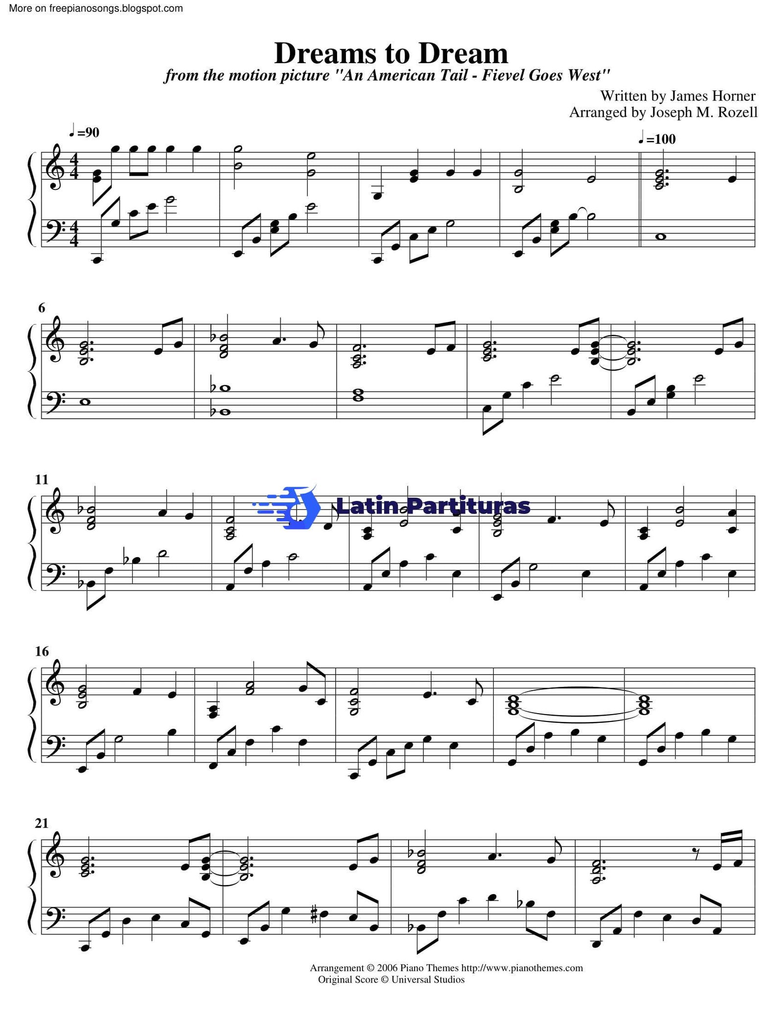 Fivel Goes West - Dreams To Dream 1 Fivel Goes West - Dreams To Dream