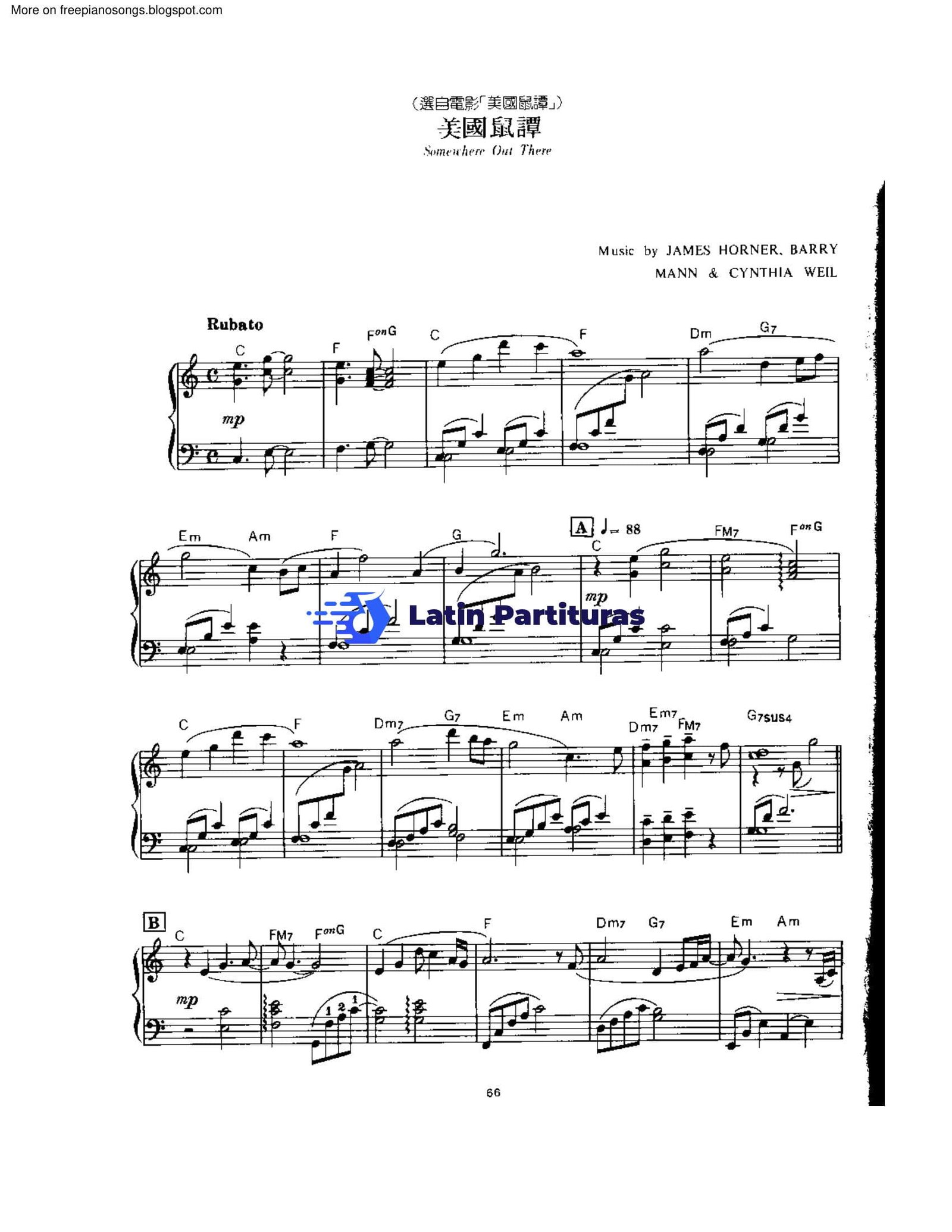 James Horner - Somewhere Out There 1 James Horner - Somewhere Out There