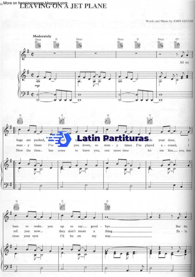 John Denver - Leaving On A Jetplane
