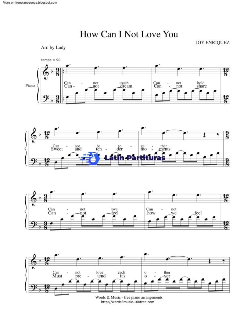 Joy Enriquez - How Can I Not Love You