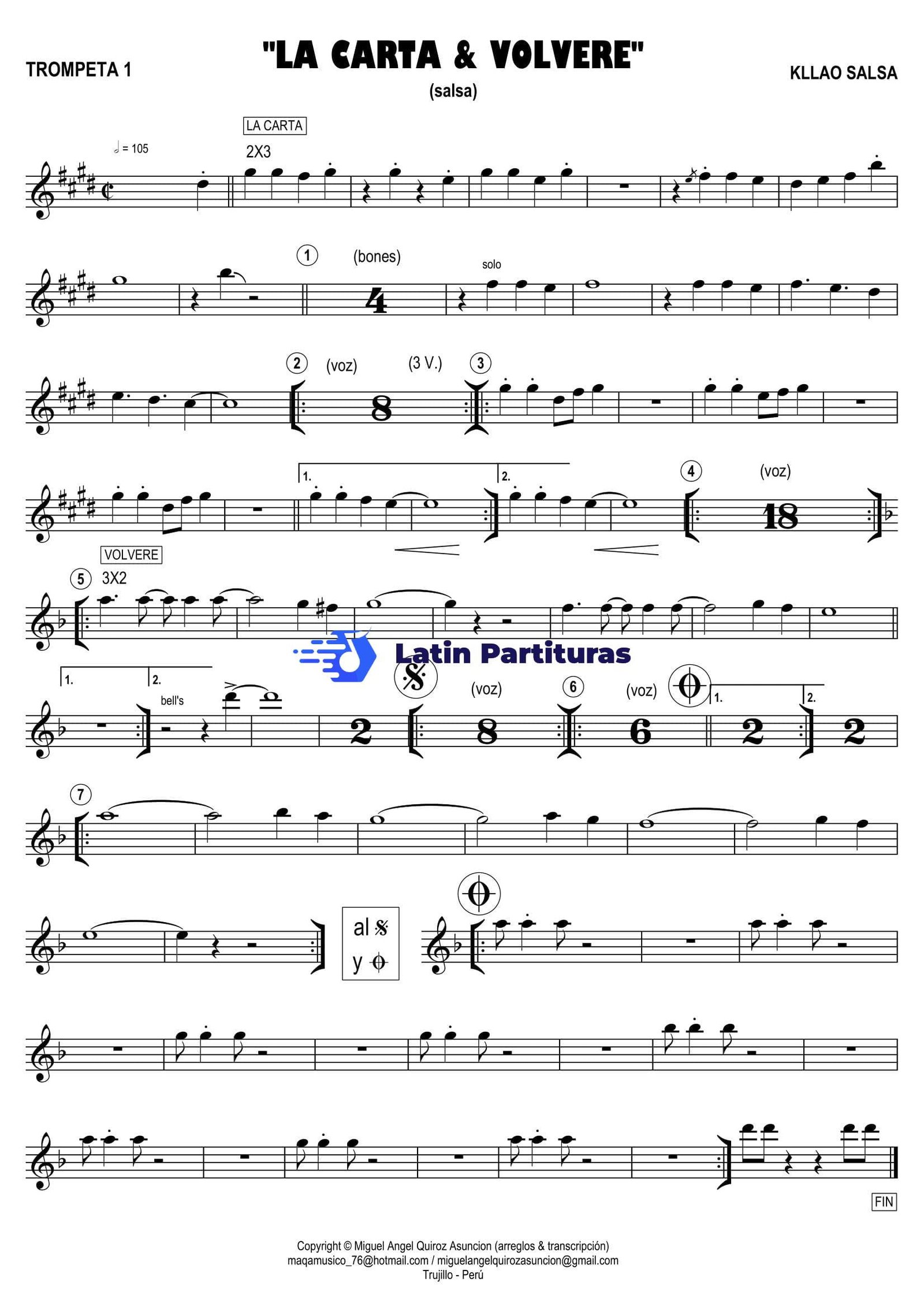 Kllao Salsa - La Carta & Volvere 1 Kllao Salsa - La Carta & Volvere