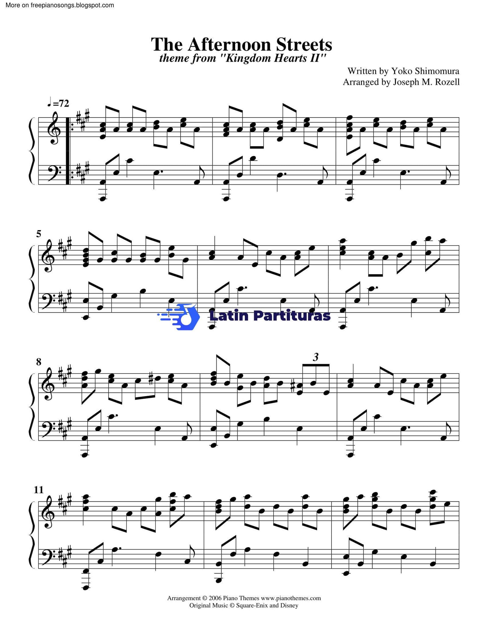 Kingdom Hearts - The Afternoon Streets 1 Kingdom Hearts - The Afternoon Streets