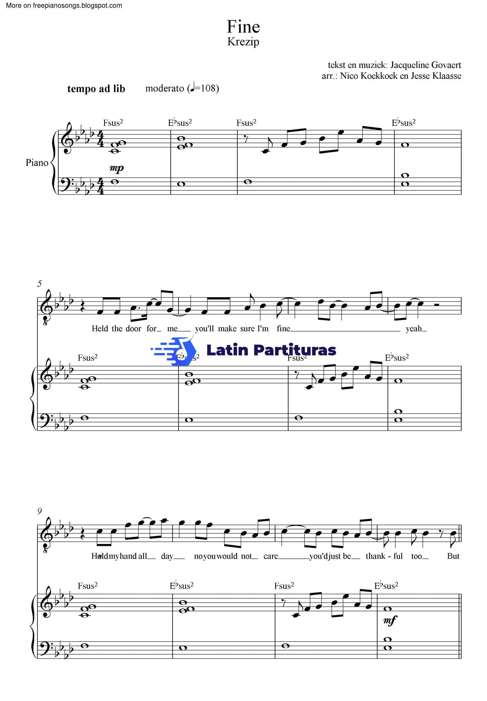 Krezip - Fine 1 Krezip - Fine