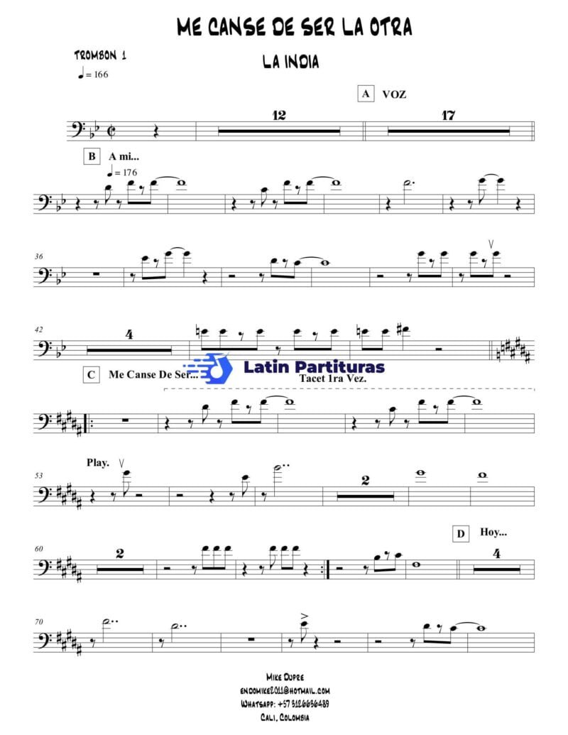 La India - Me Canse De Ser La Otra