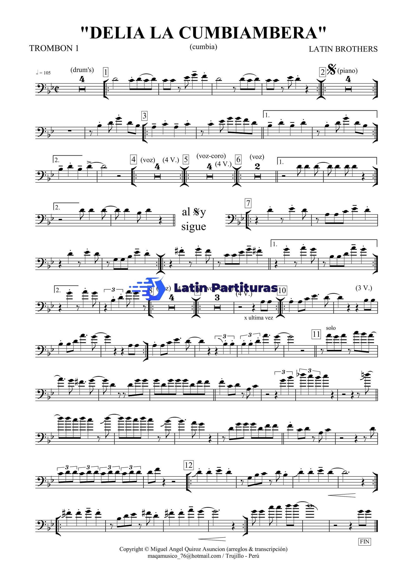 Latin Brothers - Delia La Cumbiambera 1 Latin Brothers - Delia La Cumbiambera