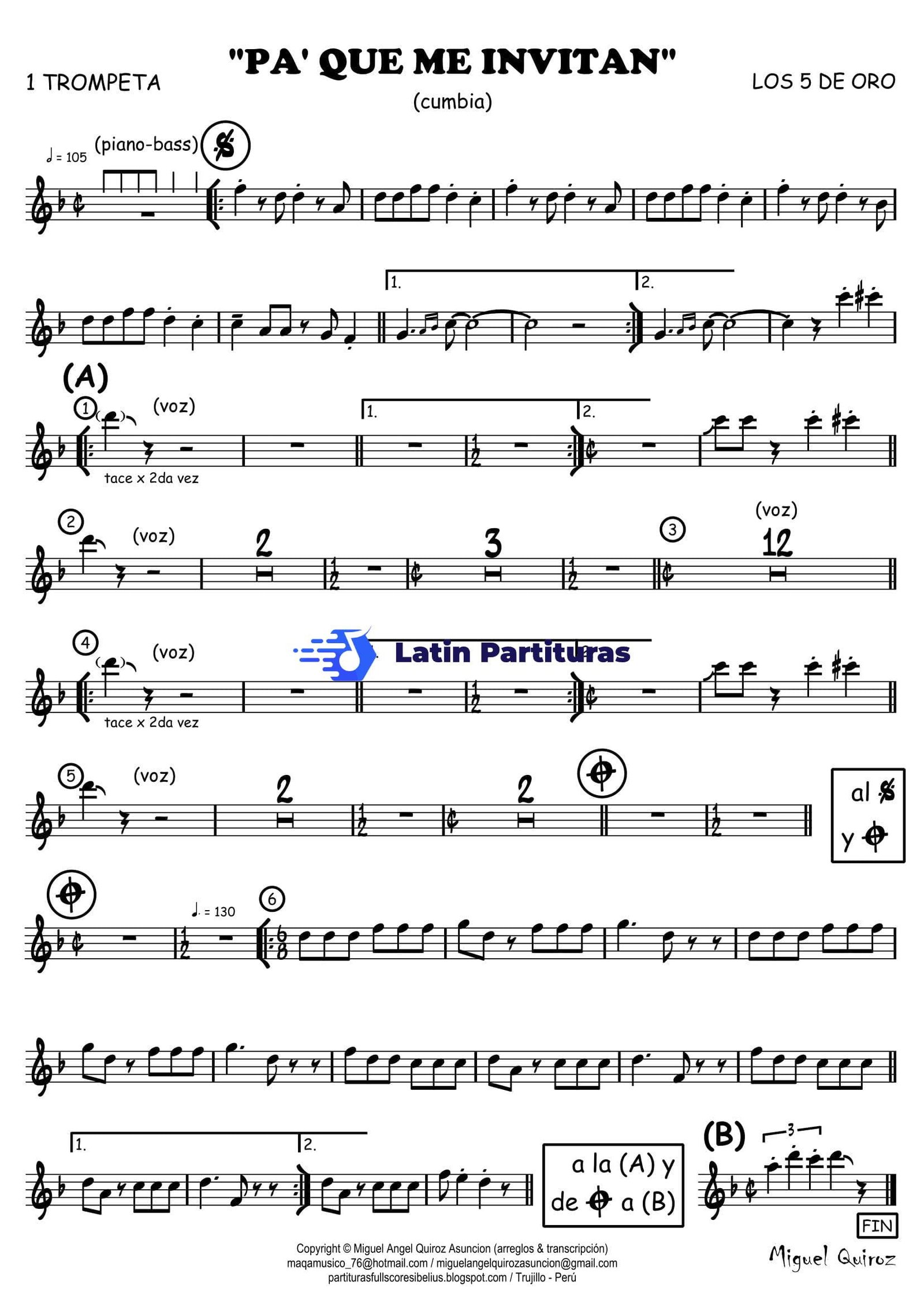 Los 5 De Oro - Pa' Que Me Invitan 1 Los 5 De Oro - Pa' Que Me Invitan