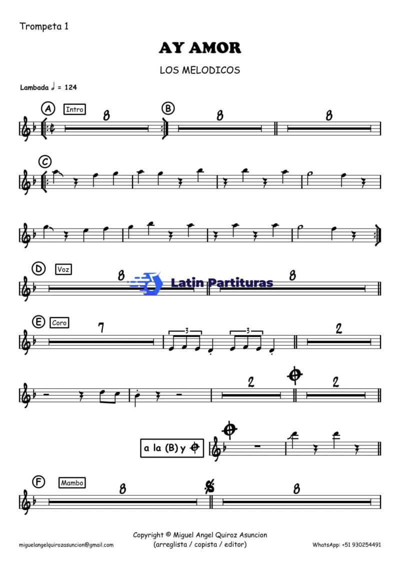 Los Melodicos - Ay Amor