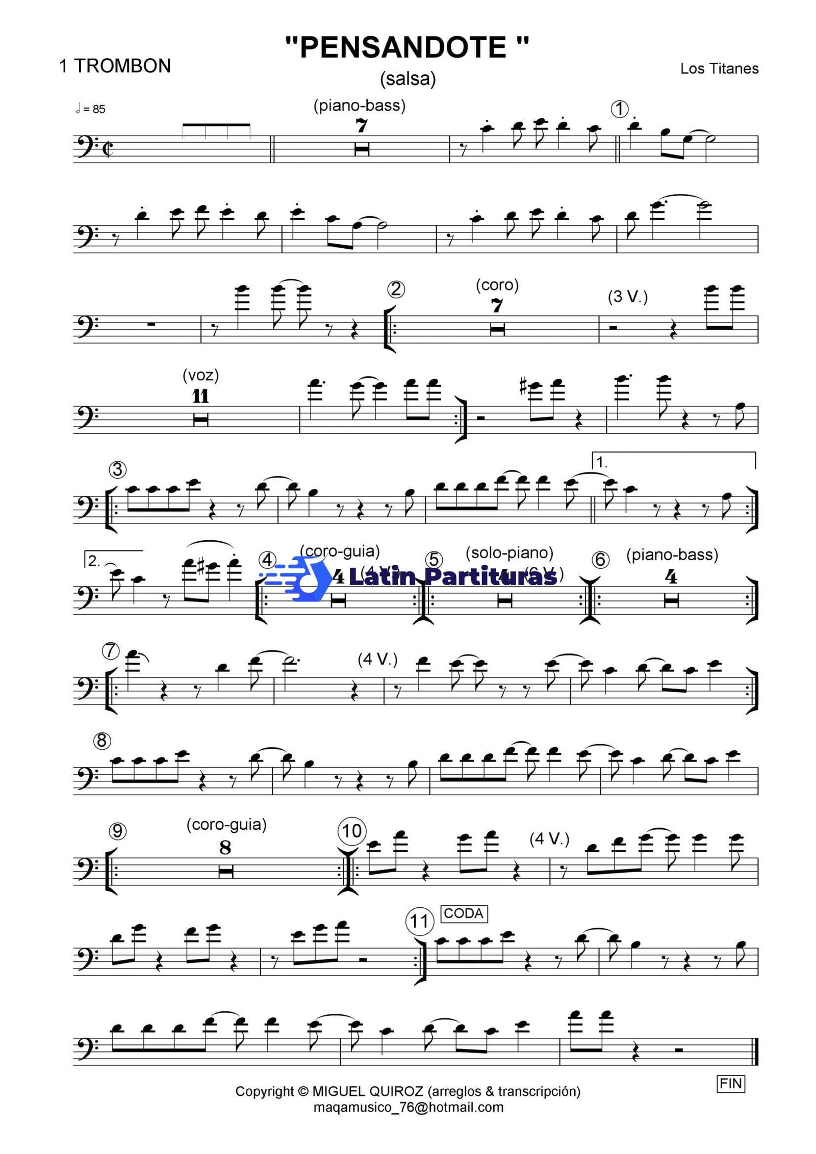 Los Titanes - Pensandote 1 Los Titanes - Pensandote