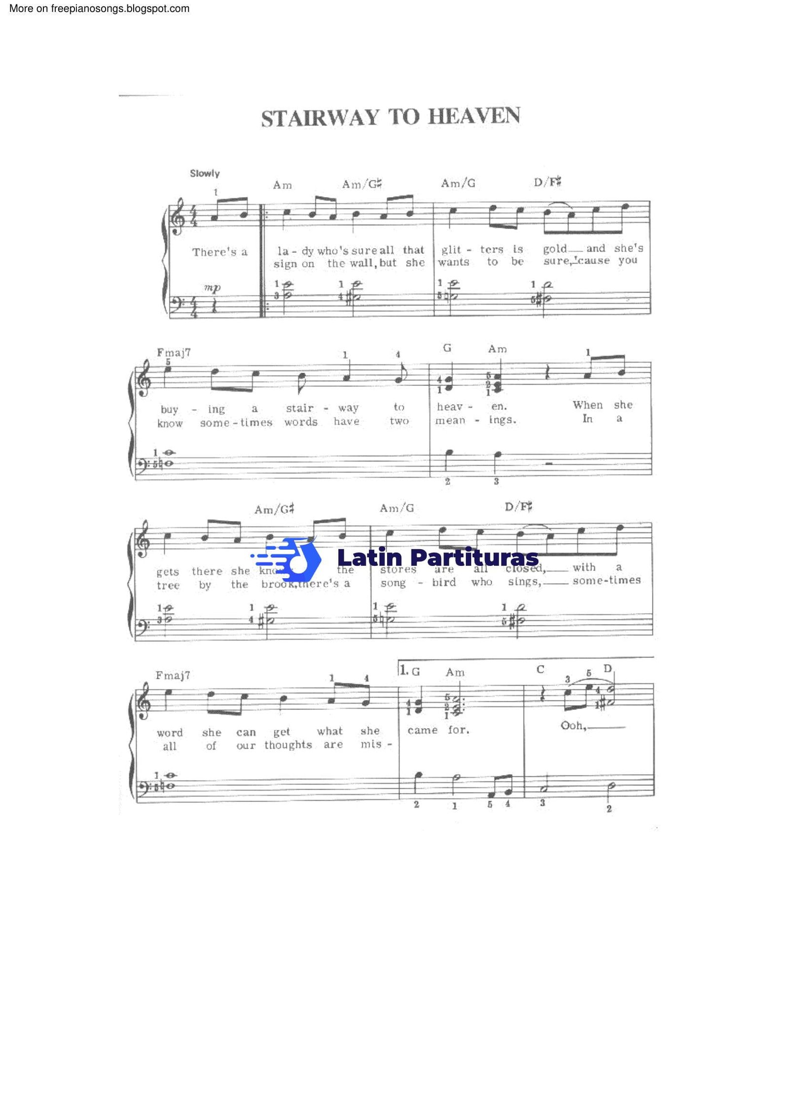 Led Zeppelin - Stairway To Heaven 1 Led Zeppelin - Stairway To Heaven