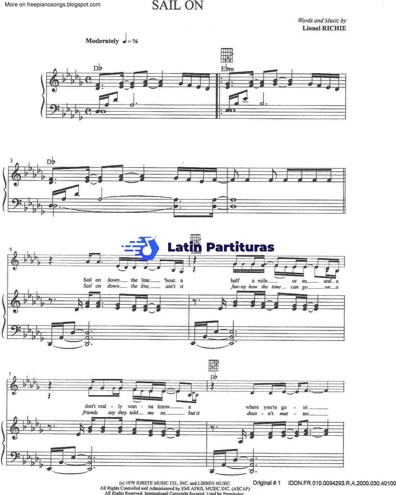 Lionel Richie - Sail On 1 Lionel Richie - Sail On