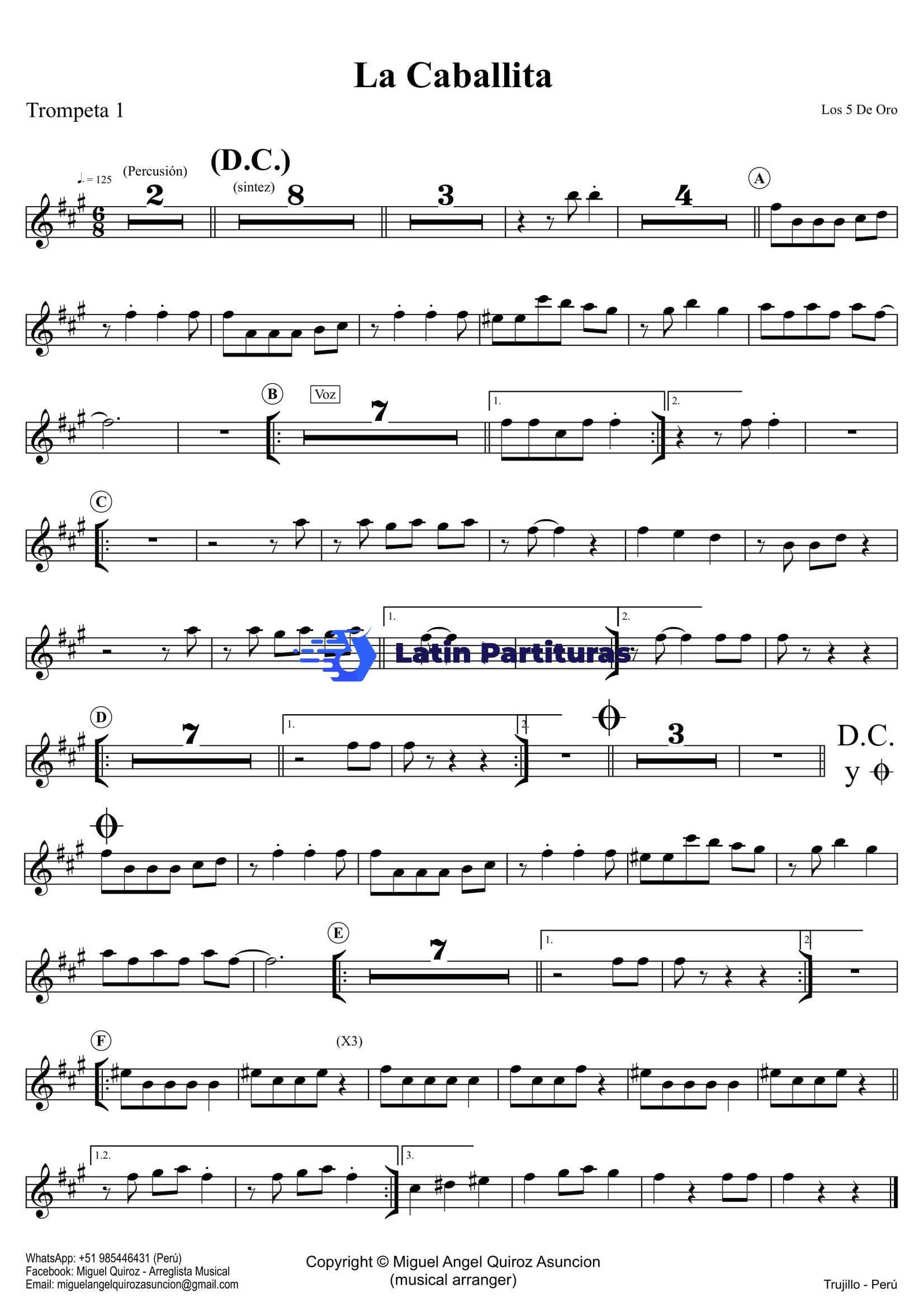 Los 5 De Oro - La Caballita 1 Los 5 De Oro - La Caballita