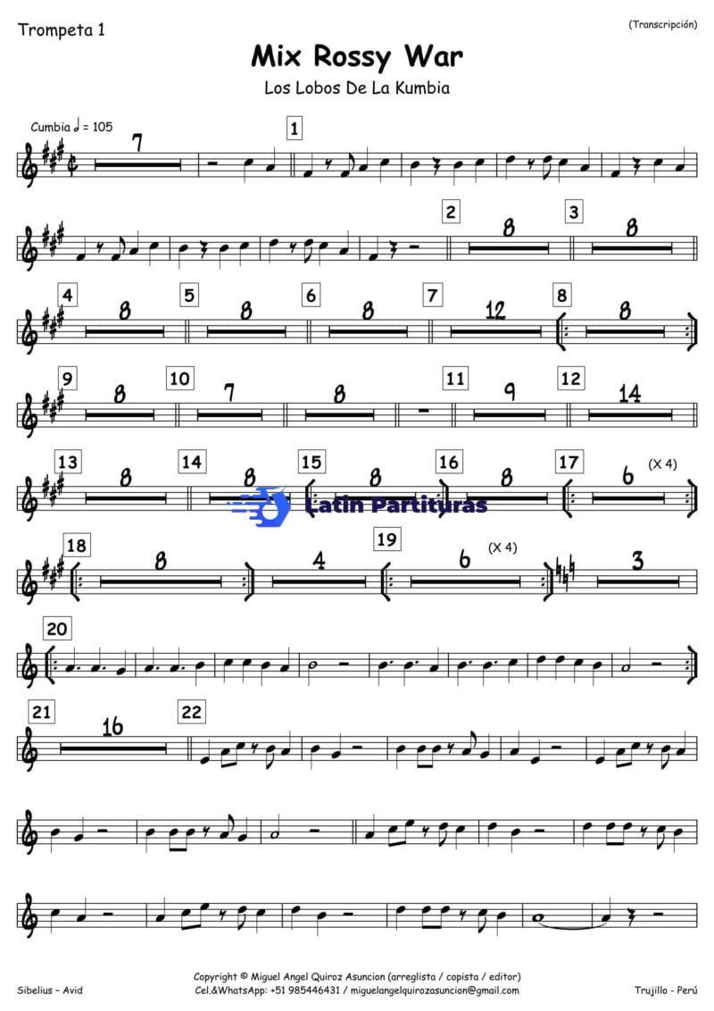 Los Lobos De La Kumbia - Mix Rossy War