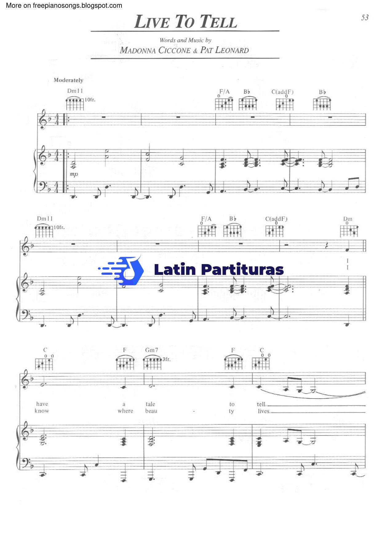 Madonna - Live To Tell 1 Madonna - Live To Tell