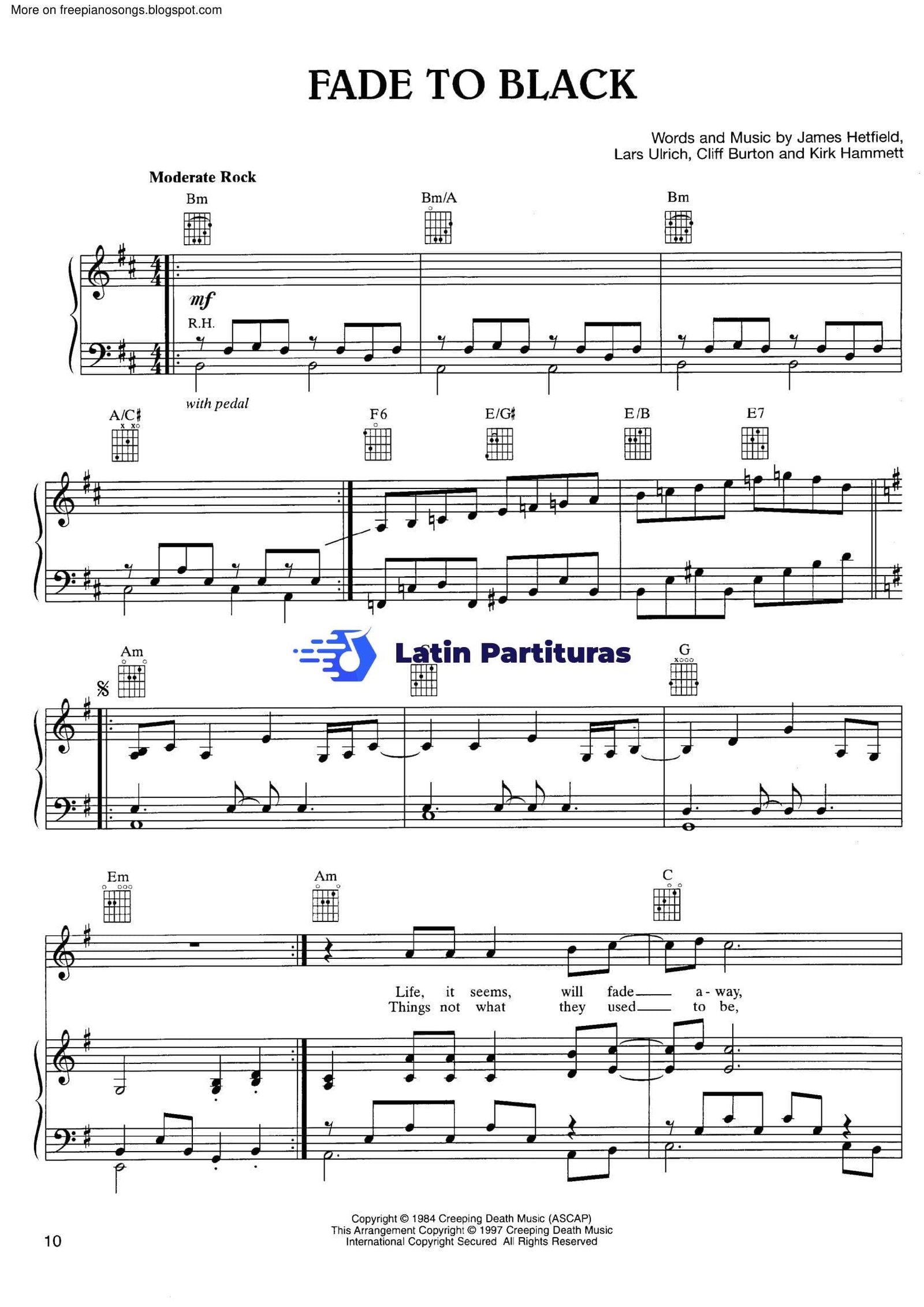 Metallica - Fade To Black 1 Metallica - Fade To Black