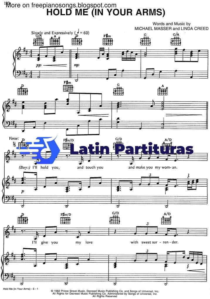 Michael Masser - Hold Me In Your Arms 1 Michael Masser - Hold Me In Your Arms