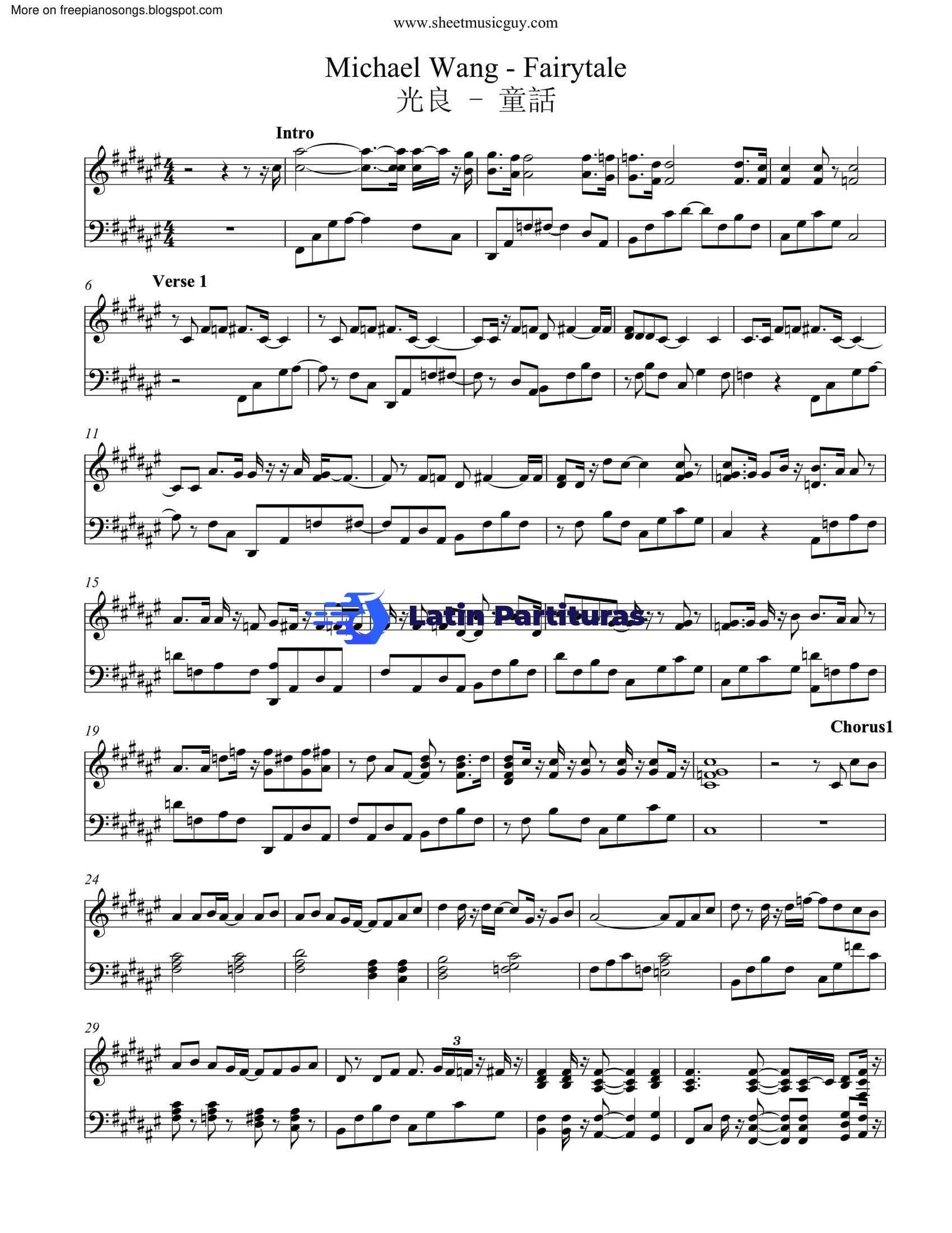 Michael Wang - Fairytale 1 Michael Wang - Fairytale