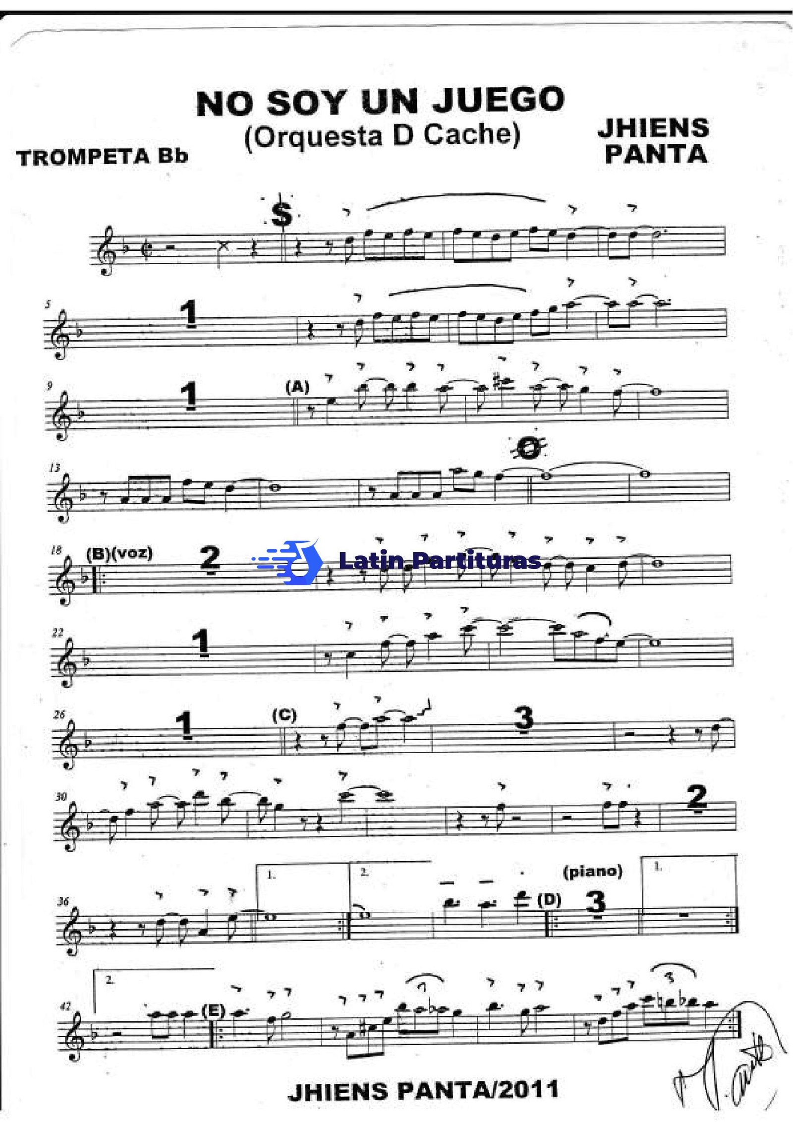 Orq. De Cache - No Soy Un Juego 1 Orq. De Cache - No Soy Un Juego