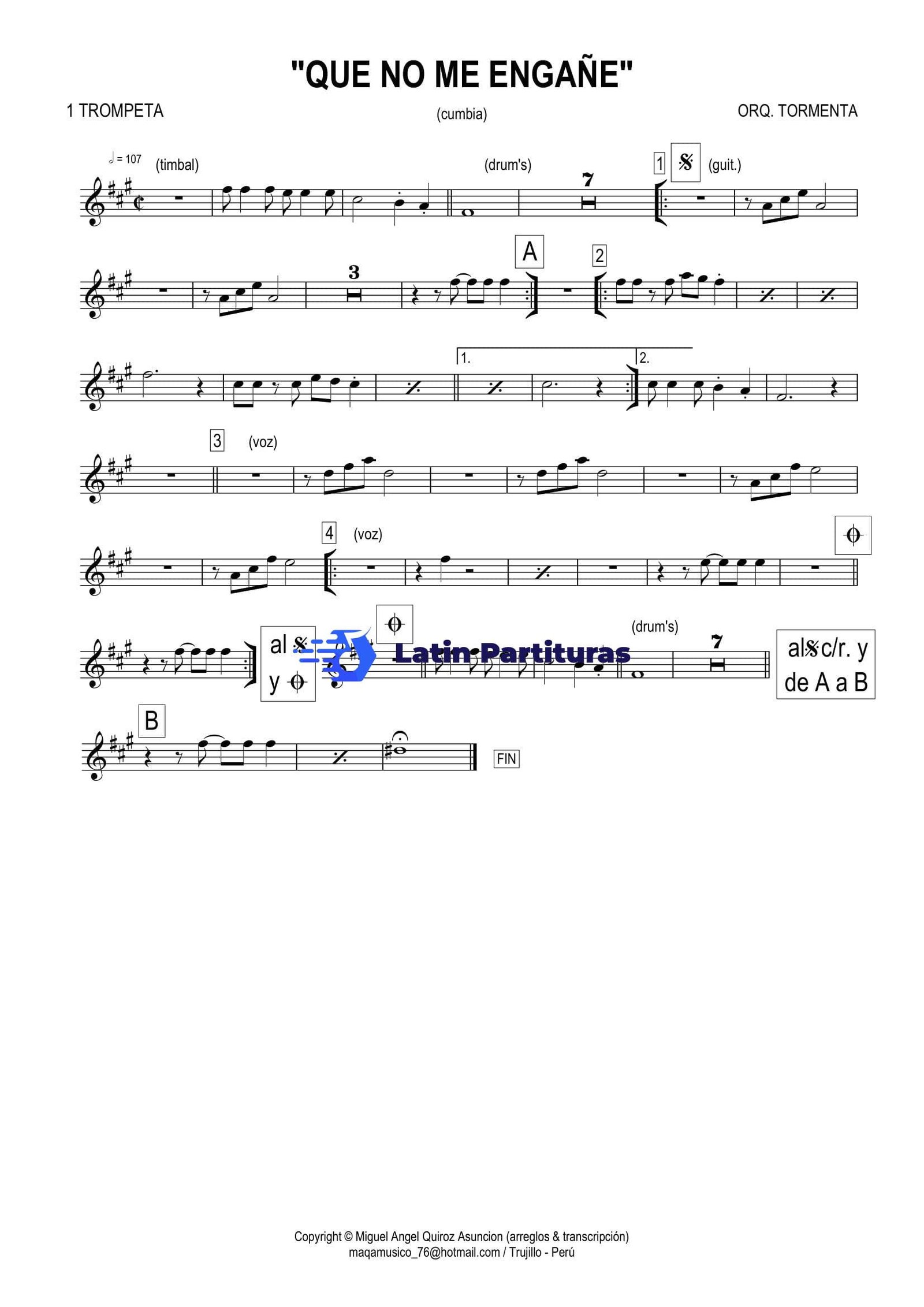 Orq. Tormenta - Que No Me Engaño 1 Orq. Tormenta - Que No Me Engaño