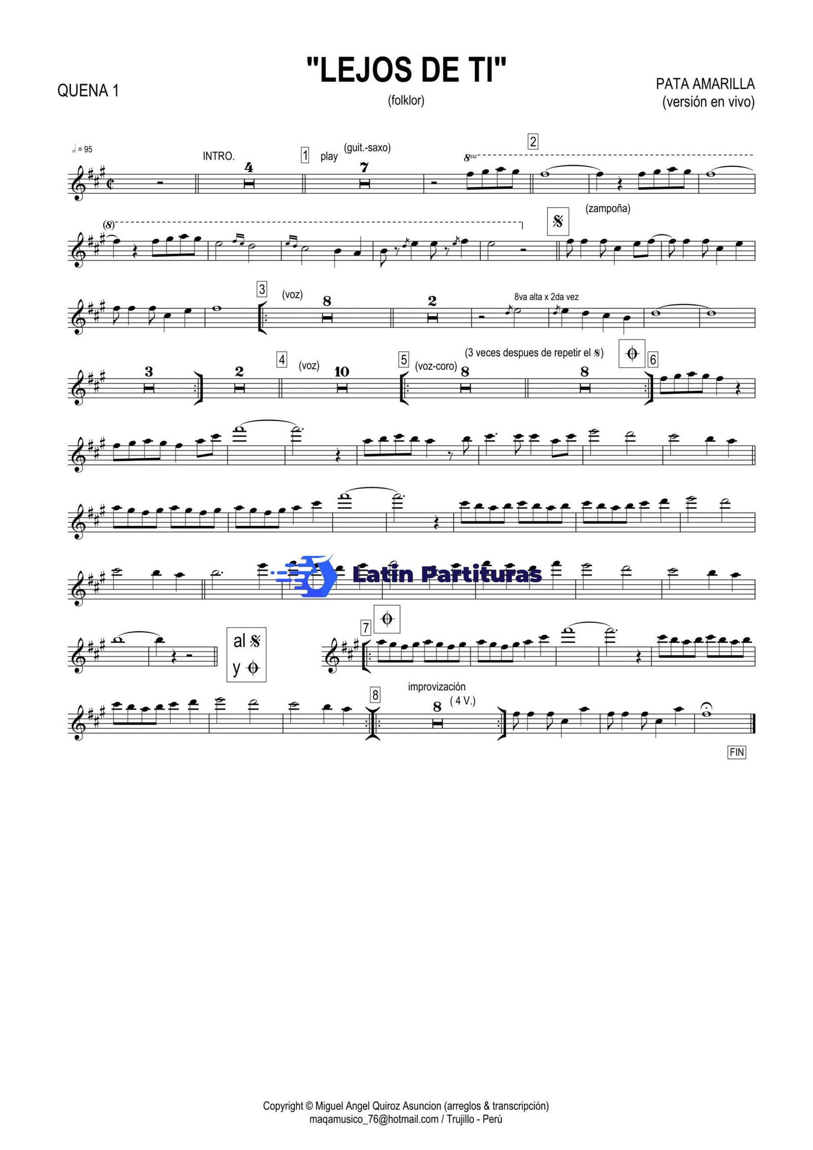 Pata Amarilla - Lejos De Ti 1 Pata Amarilla - Lejos De Ti