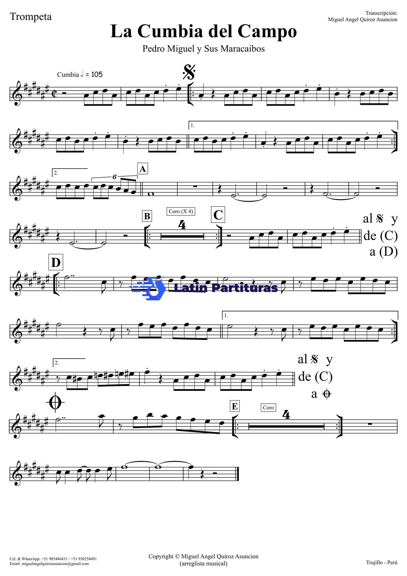 Pedro Miguel Y Sus Maracaibos - La Cumbia Del Campo 1 Pedro Miguel Y Sus Maracaibos - La Cumbia Del Campo