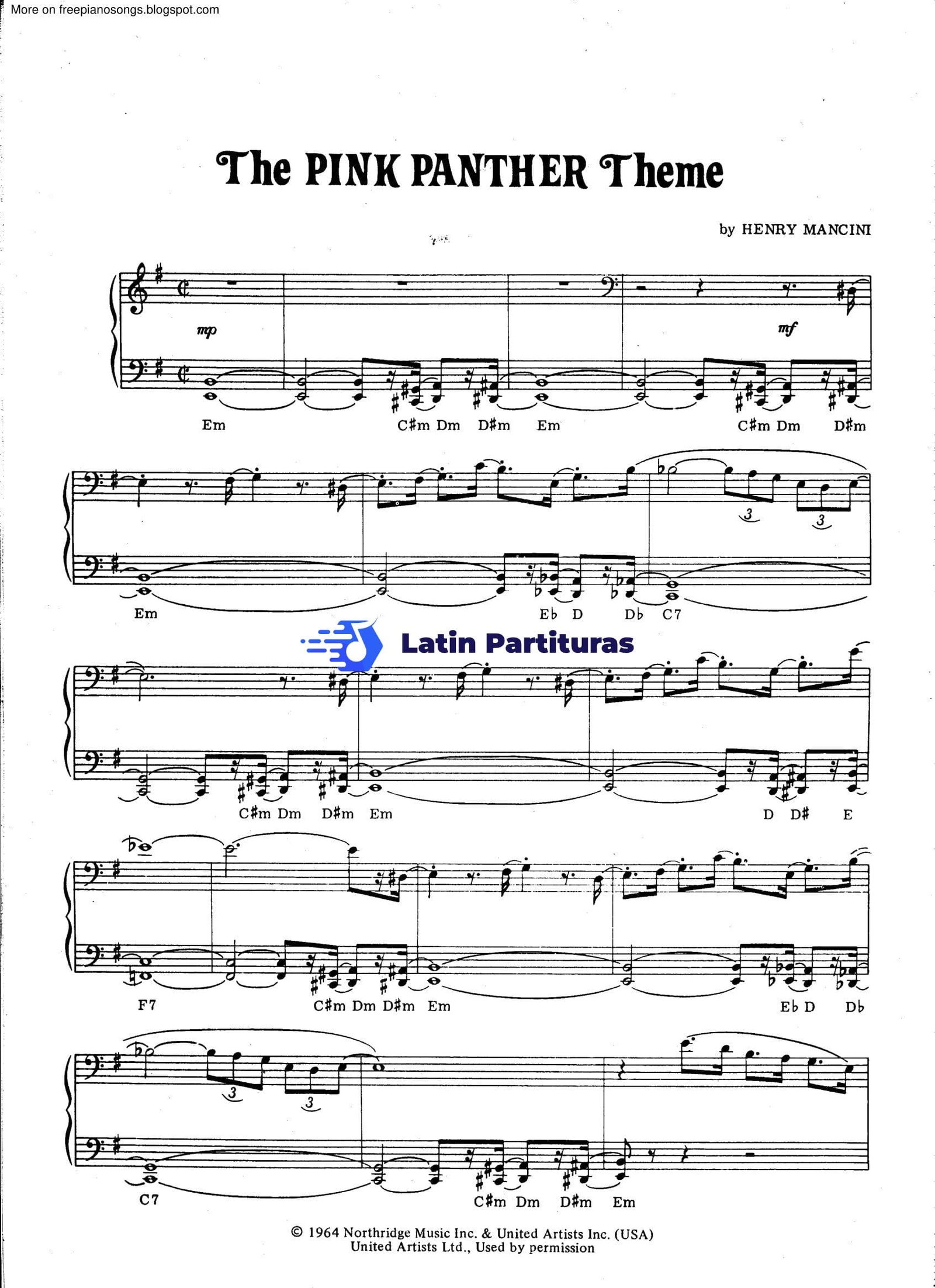 Pink Panther - The Pink Panther Theme 1 Pink Panther - The Pink Panther Theme