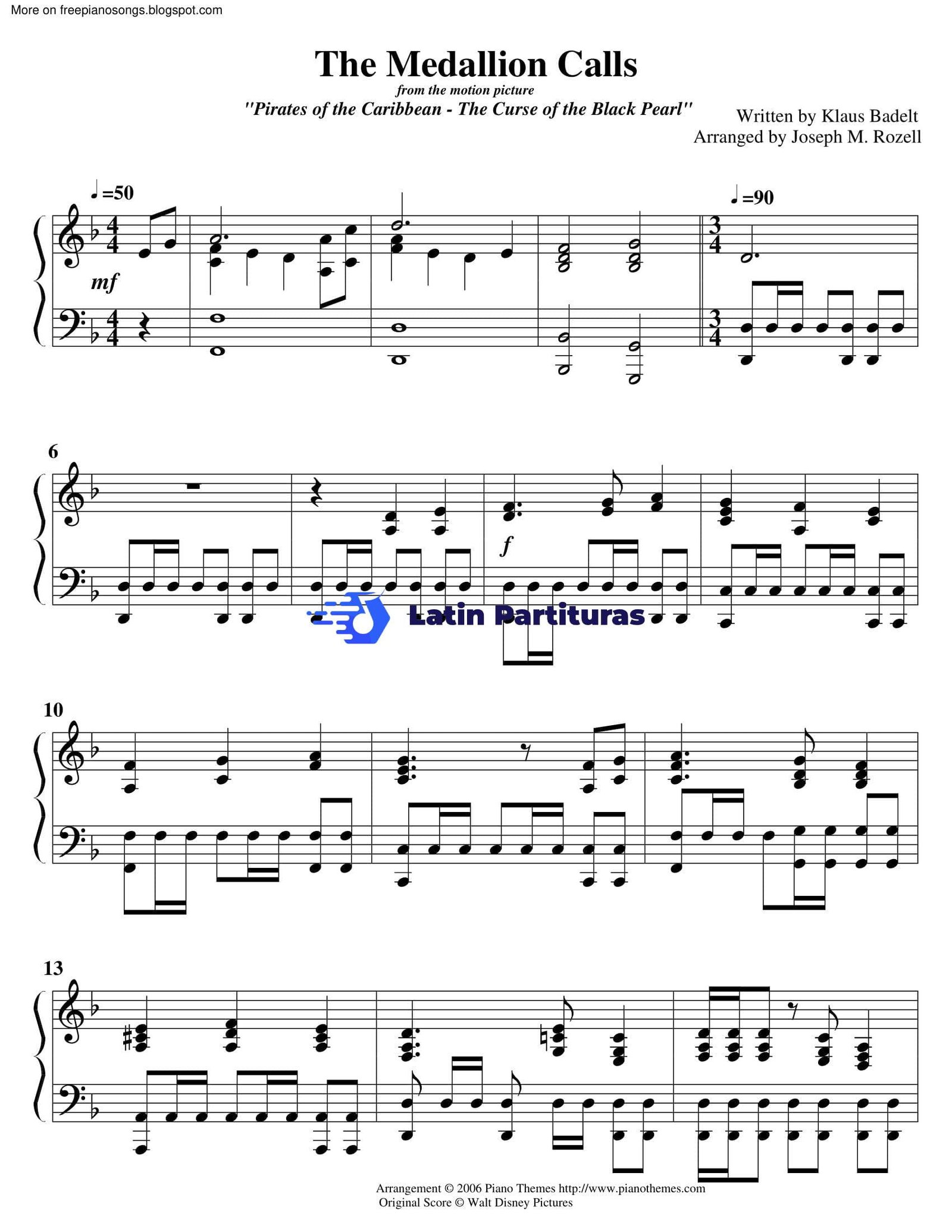 Pirates Of The Caribbean - The Medallion Calls - Klaus Badelt 1 Pirates Of The Caribbean - The Medallion Calls - Klaus Badelt