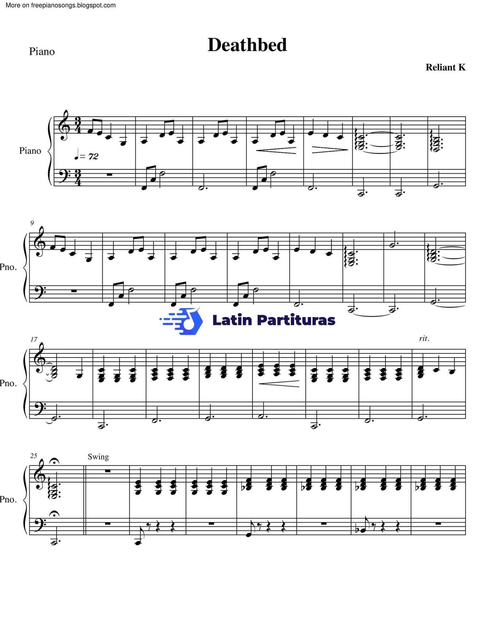 Reliant K - Deathbed 1 Reliant K - Deathbed