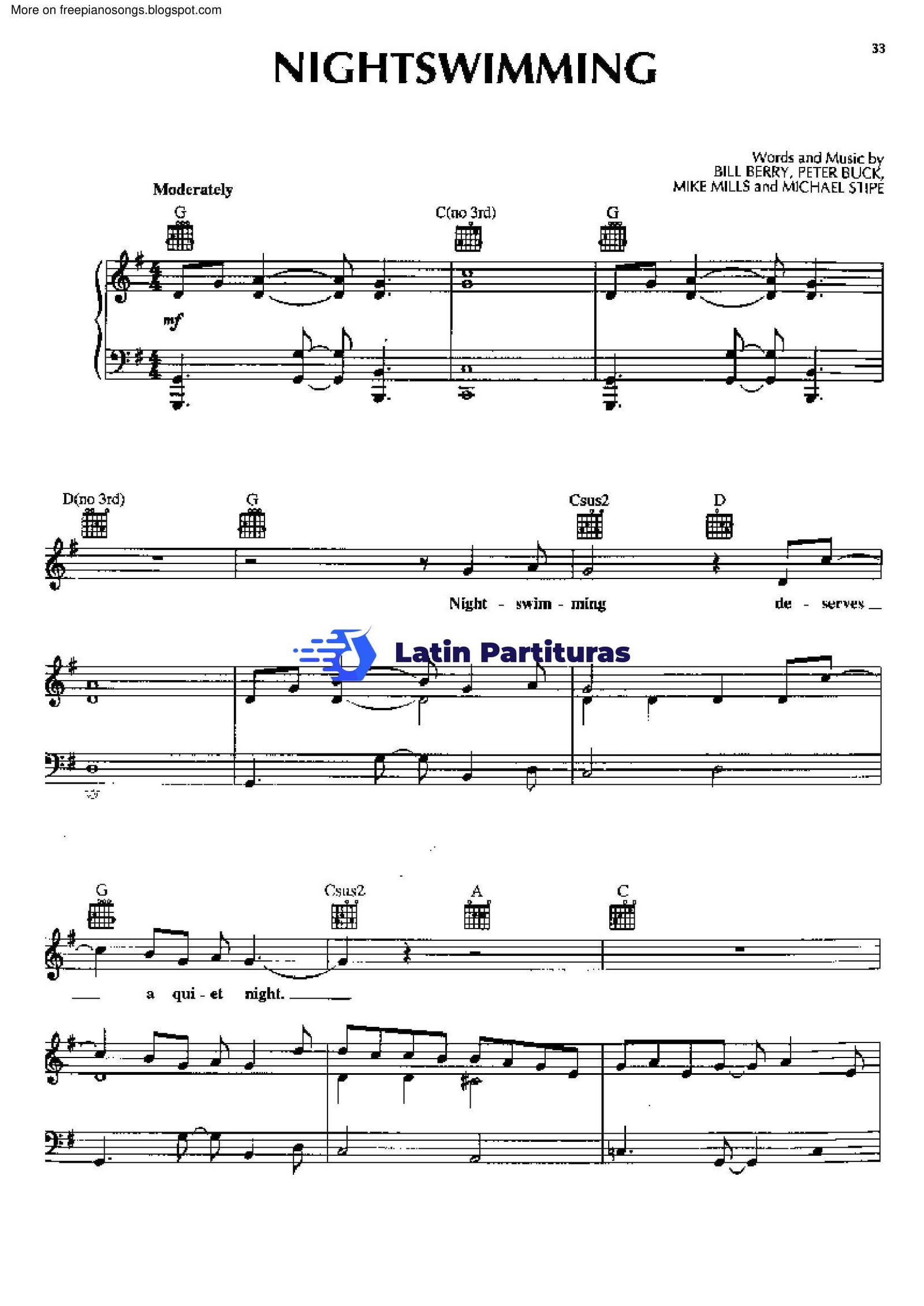 Rem - Nightswimming 1 Rem - Nightswimming