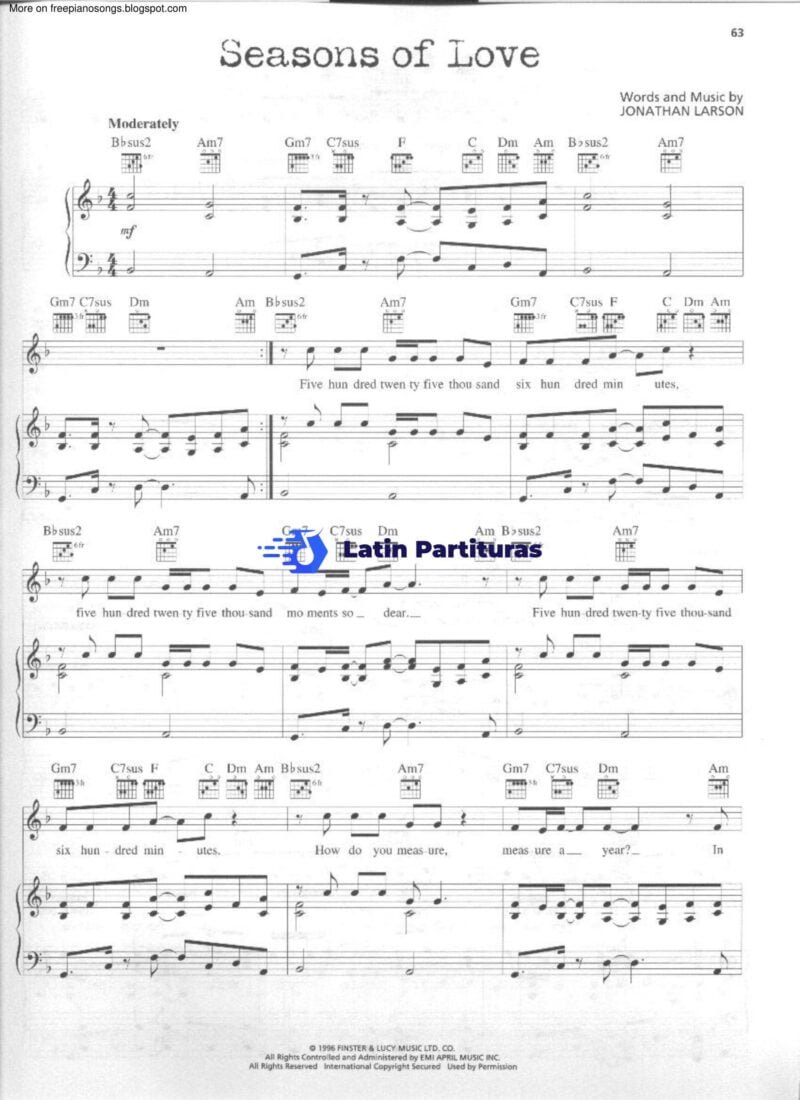 Rent - Seasons Of Love