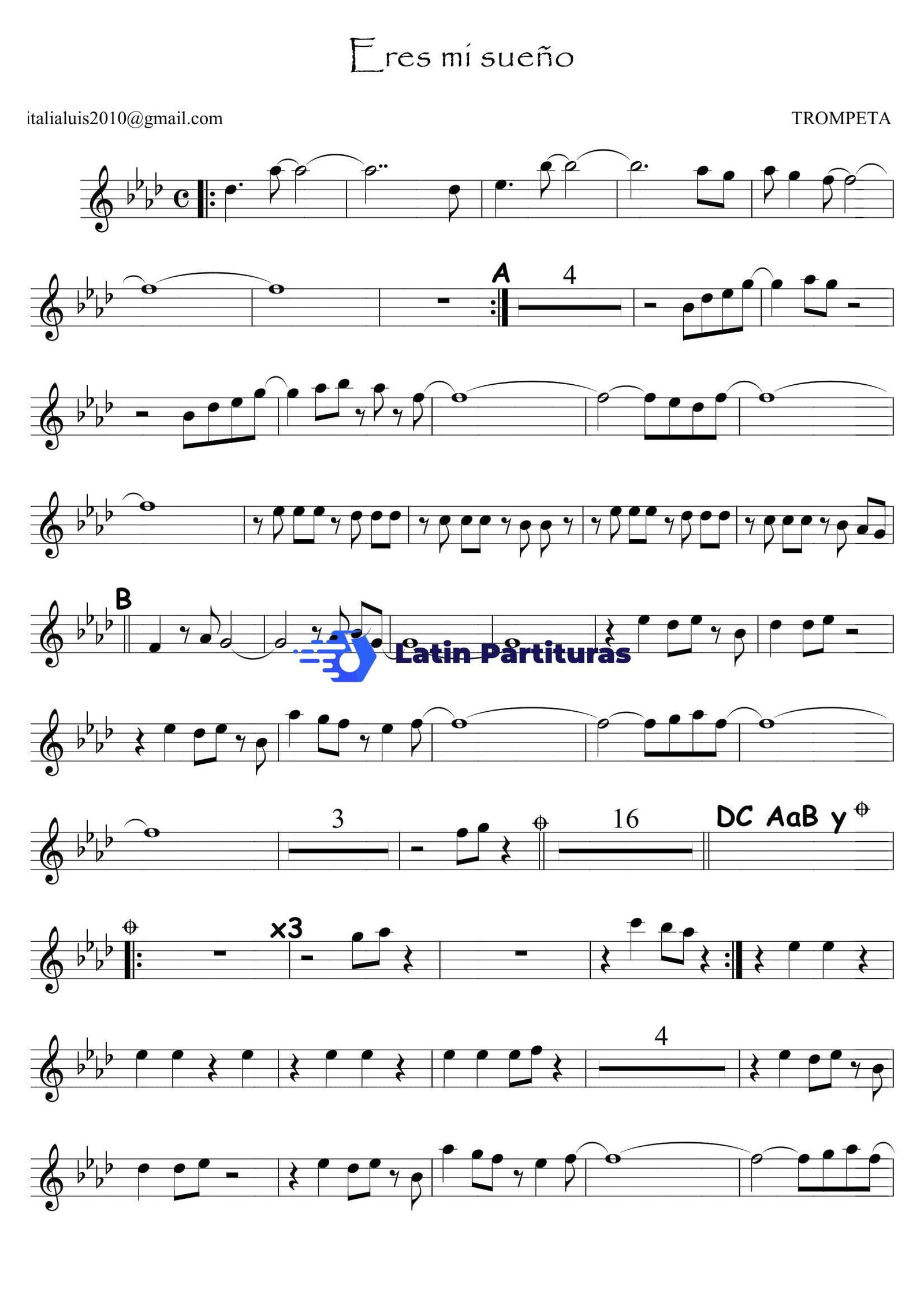 Septeto Acarey - Eres Mi Sueño (Trompeta) 1 Septeto Acarey - Eres Mi Sueño (Trompeta)