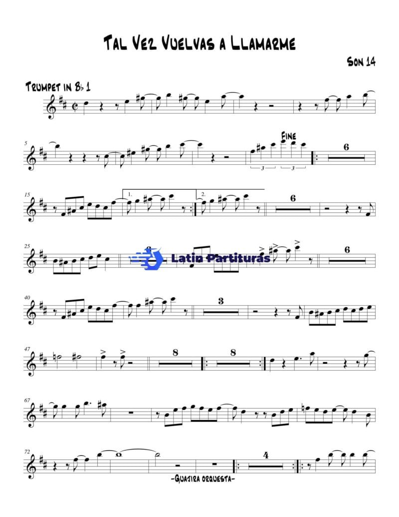 Son 14 - Tal Vez Vuelvas A Llamarme