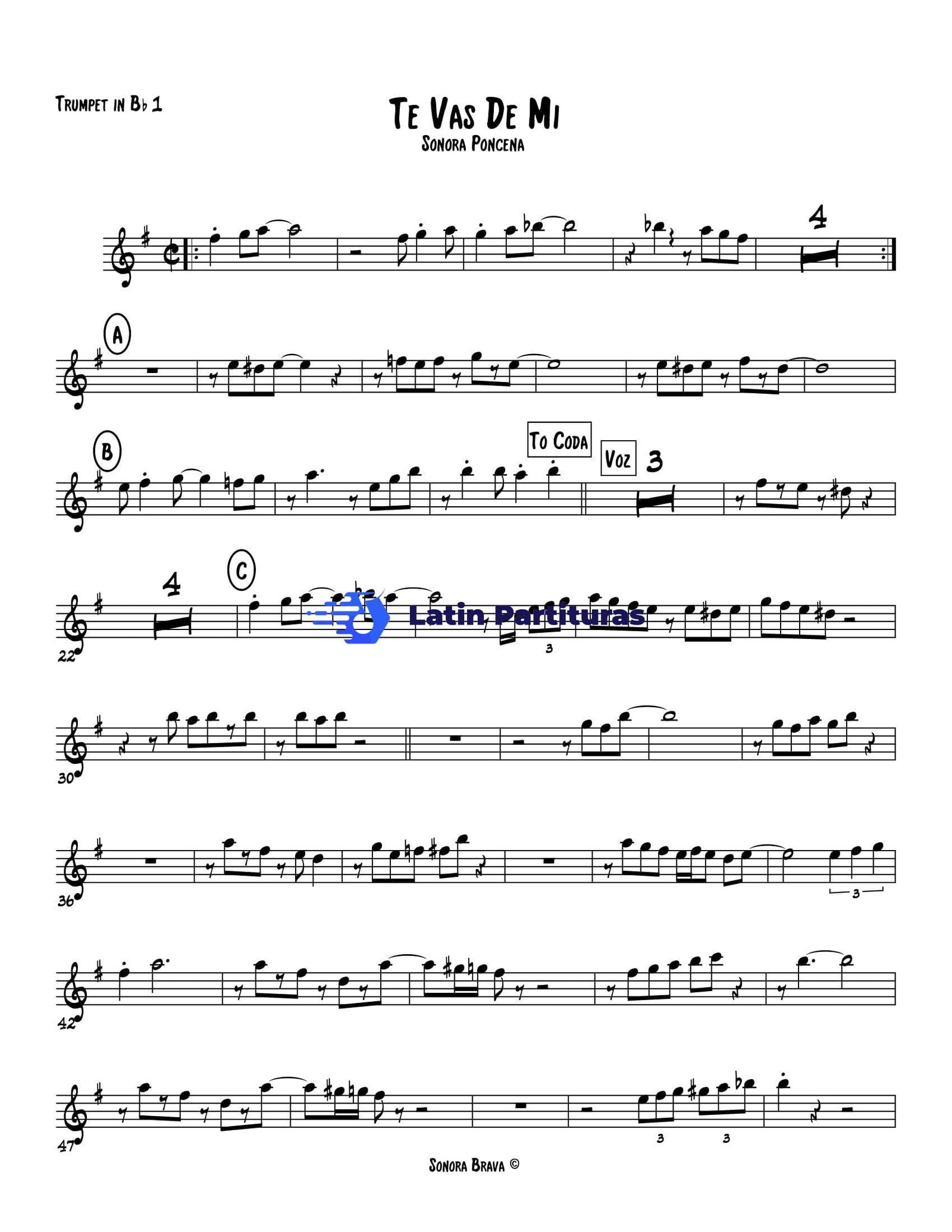 Sonora Ponceña - Te Vas De Mi 1 Sonora Ponceña - Te Vas De Mi