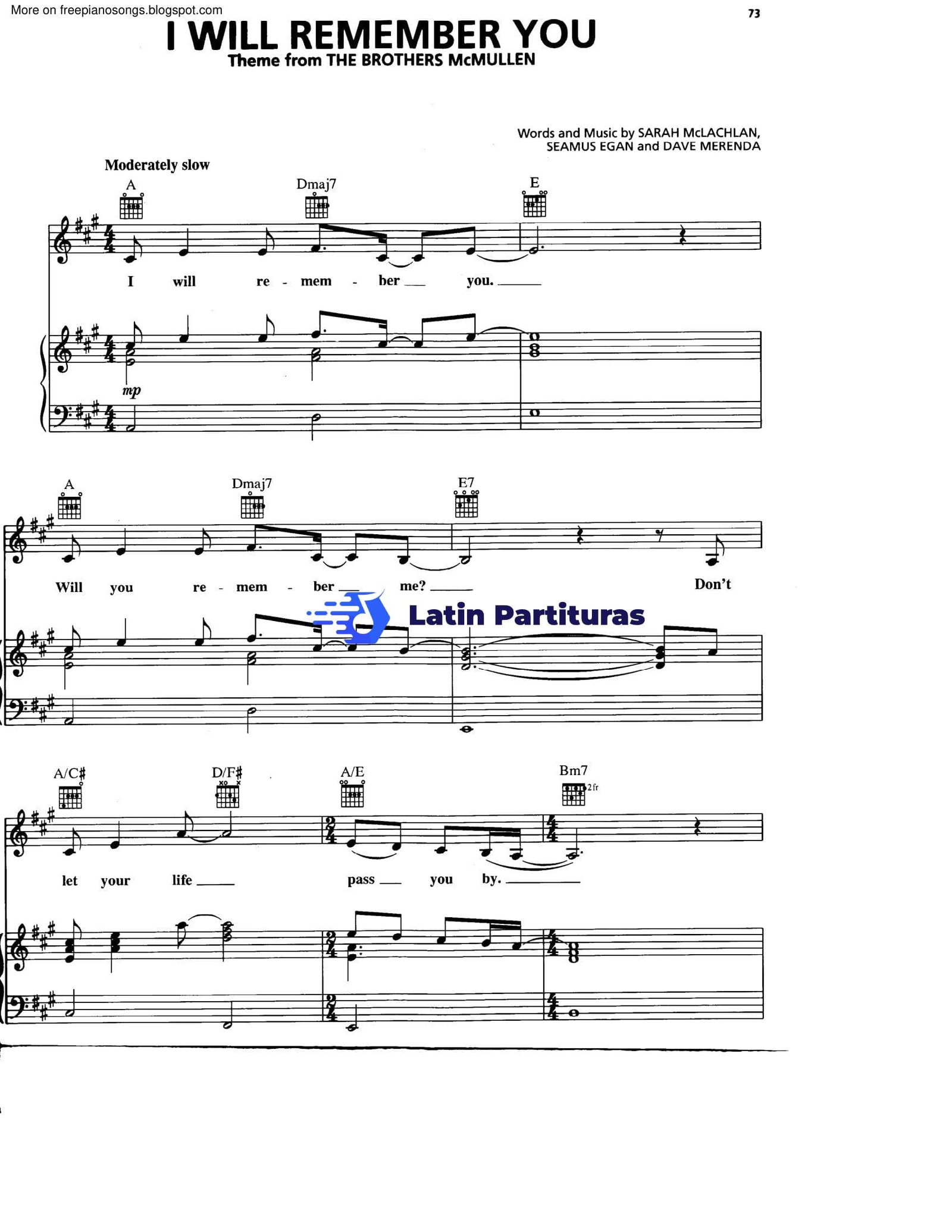 The Brothers Mcmullen - I Will Remember You - Sarah Mclachlan 1 The Brothers Mcmullen - I Will Remember You - Sarah Mclachlan