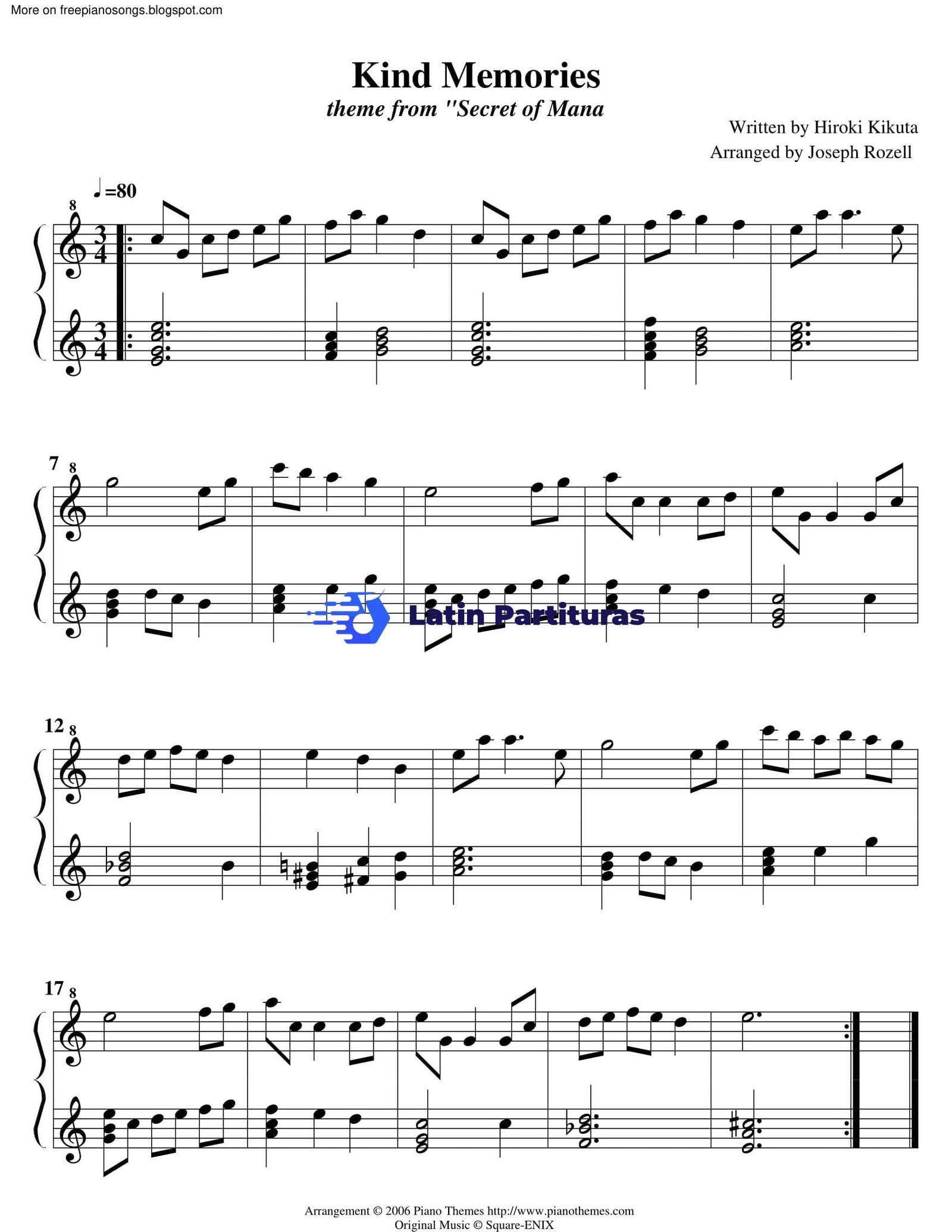 Secret Of Mana - Kind Memories - Kikutahiroki 1 Secret Of Mana - Kind Memories - Kikutahiroki