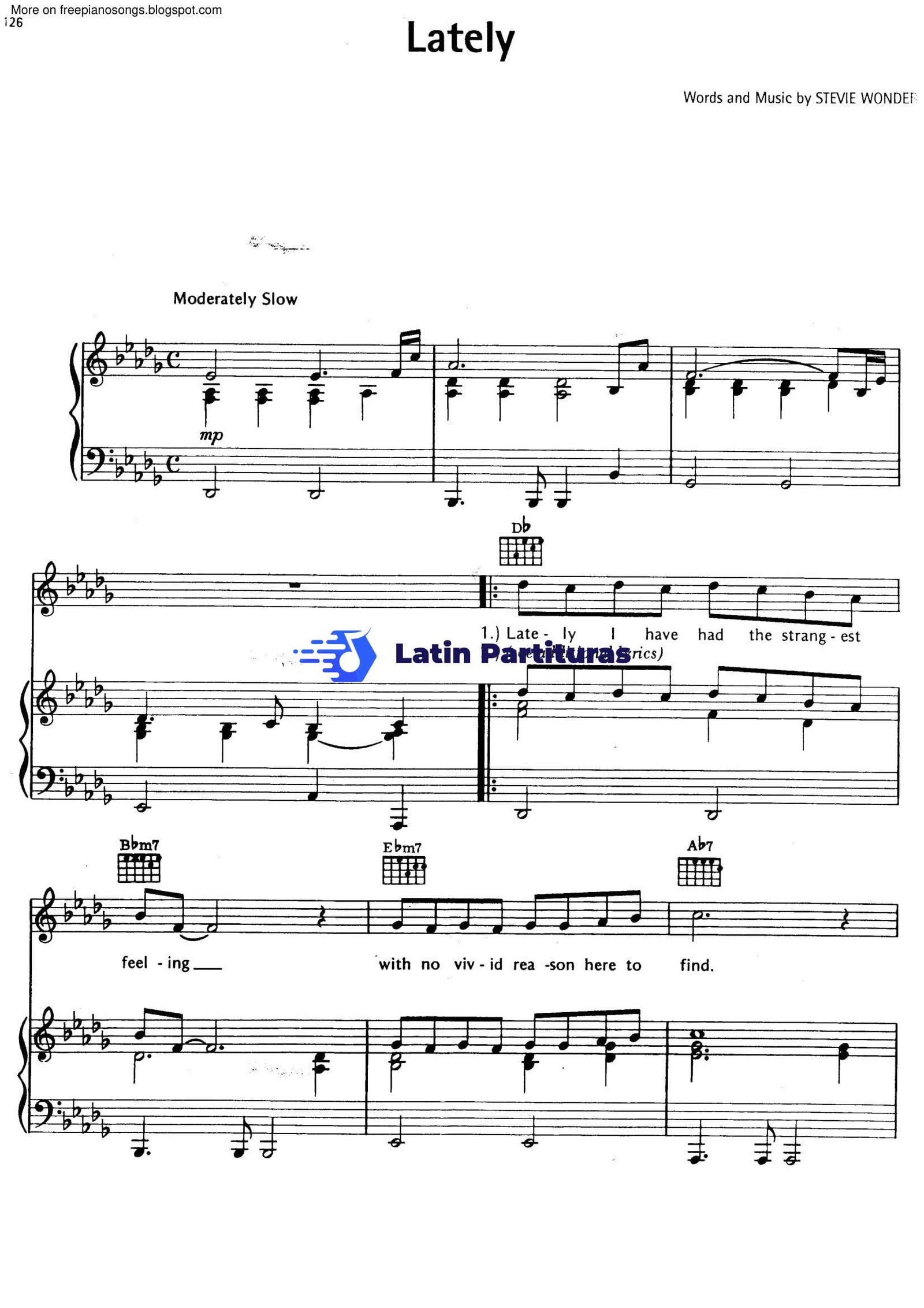 Stevie Wonder - Lately 1 Stevie Wonder - Lately