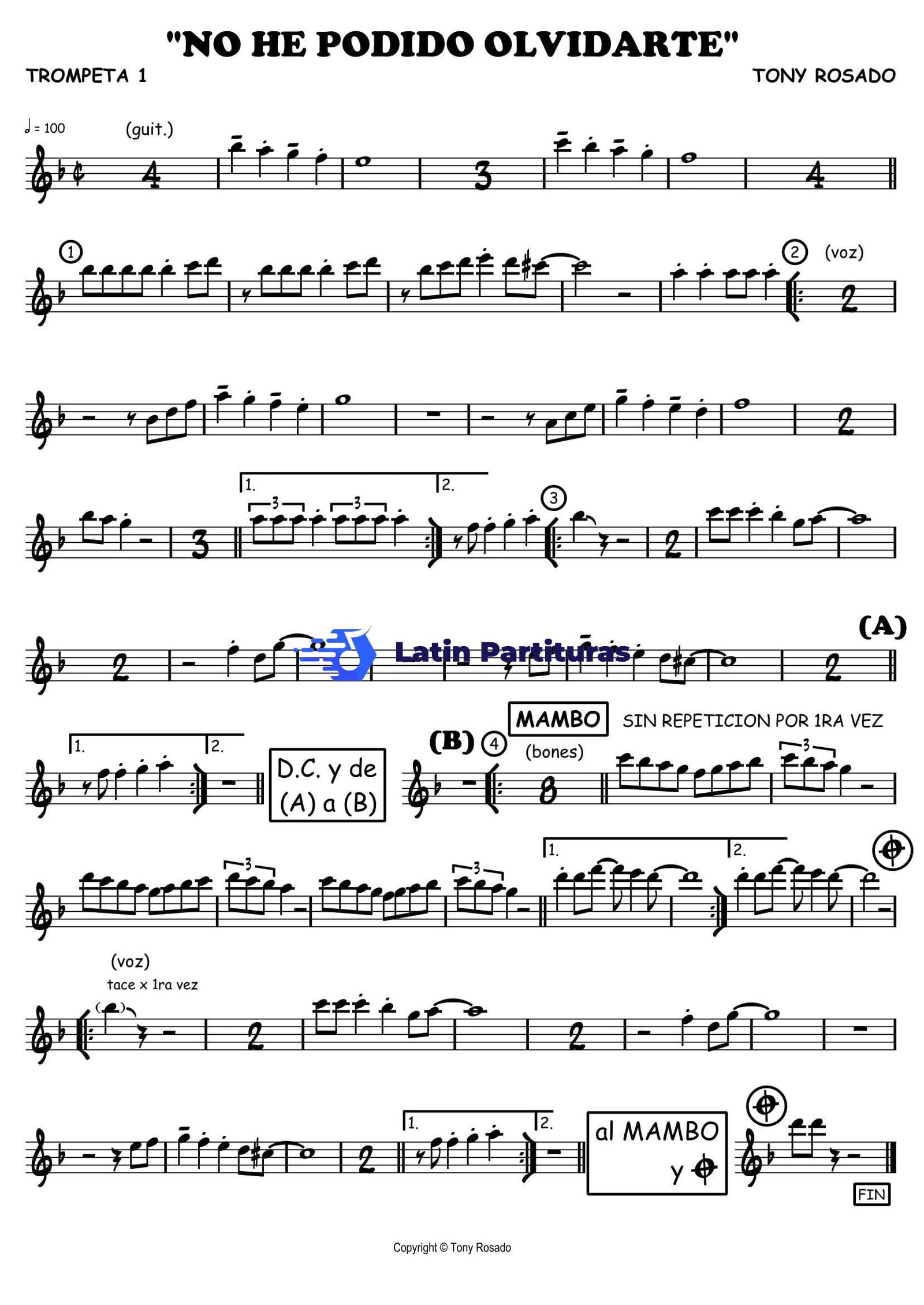 Tony Rosado - No He Podido Olvidarte 1 Tony Rosado - No He Podido Olvidarte