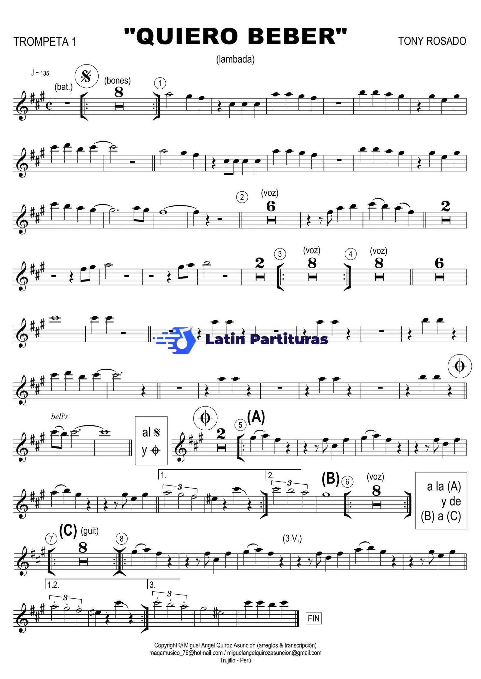 Tony Rosado - Quiero Beber 1 Tony Rosado - Quiero Beber