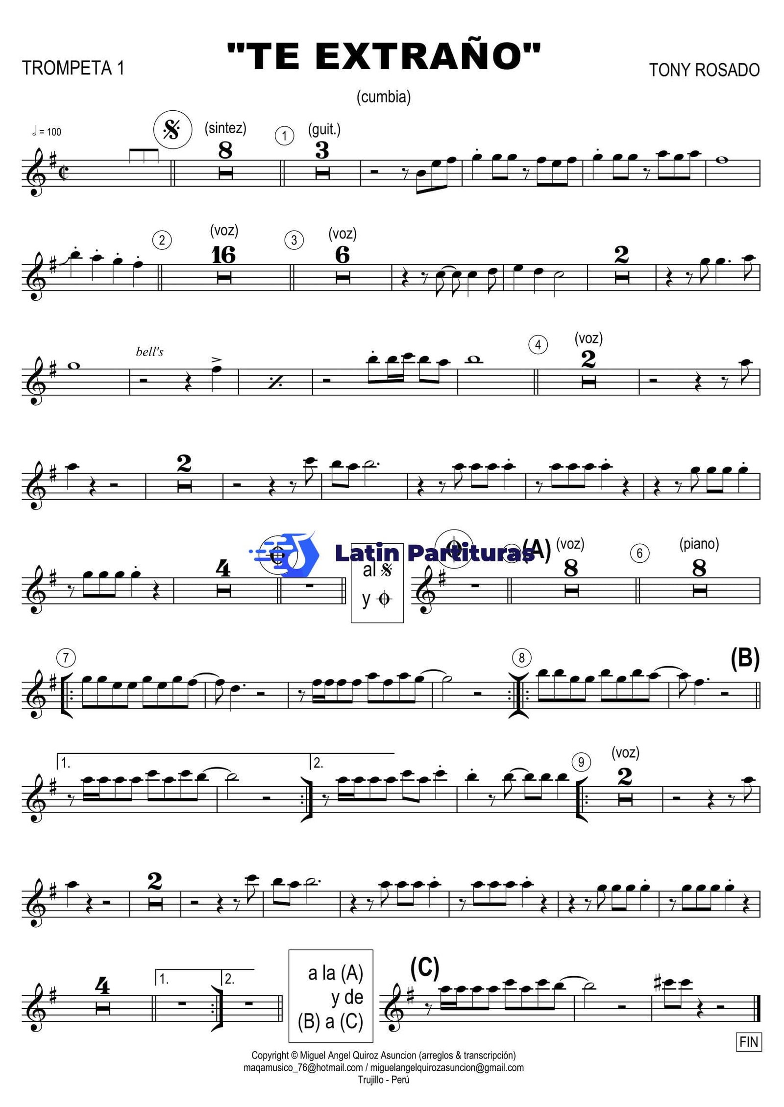 Tony Rosado - Te Extraño 1 Tony Rosado - Te Extraño