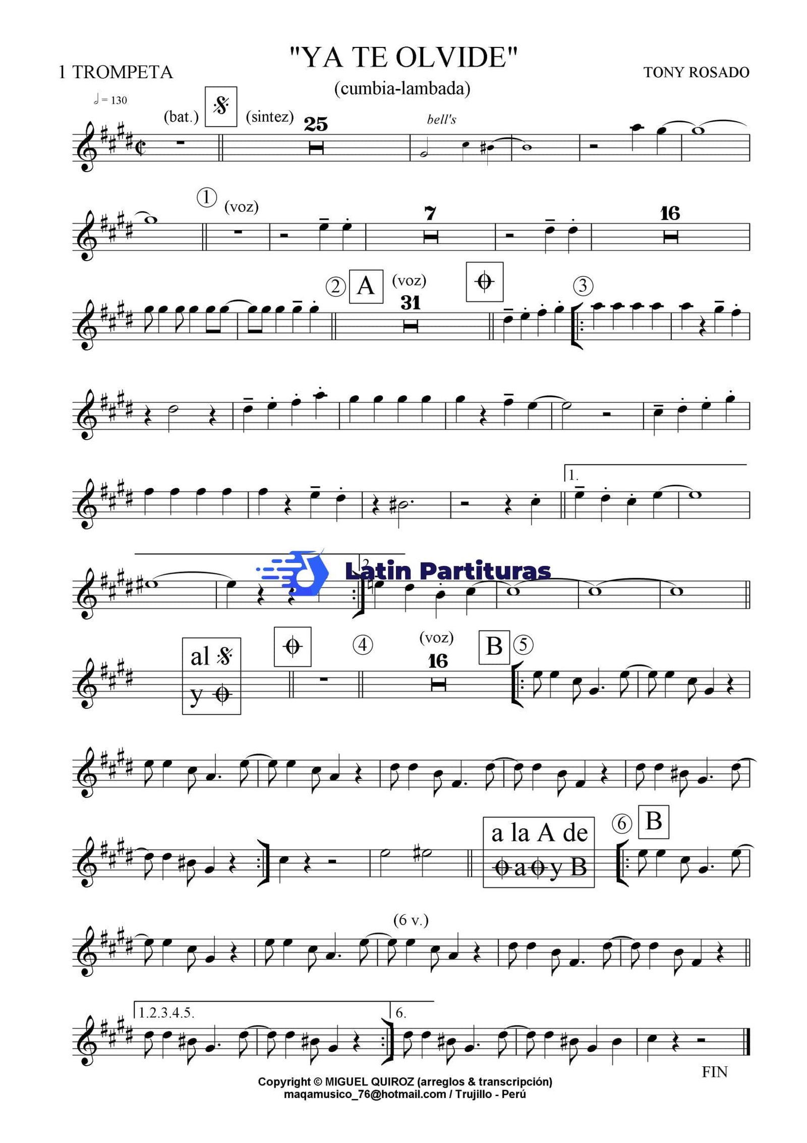 Tony Rosado - Ya Te Olvide 1 Tony Rosado - Ya Te Olvide