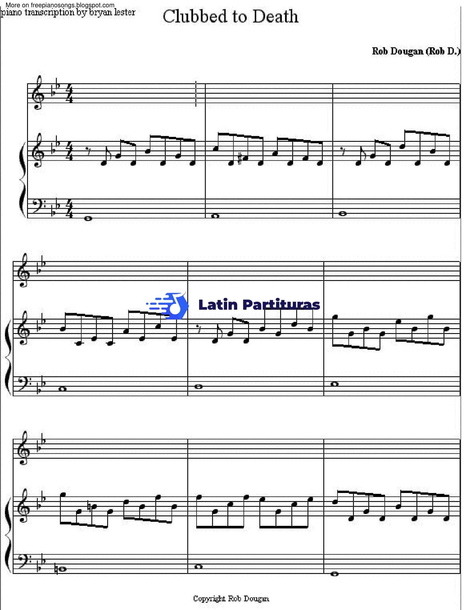 The Matrix - Clubbed To Death 1 The Matrix - Clubbed To Death
