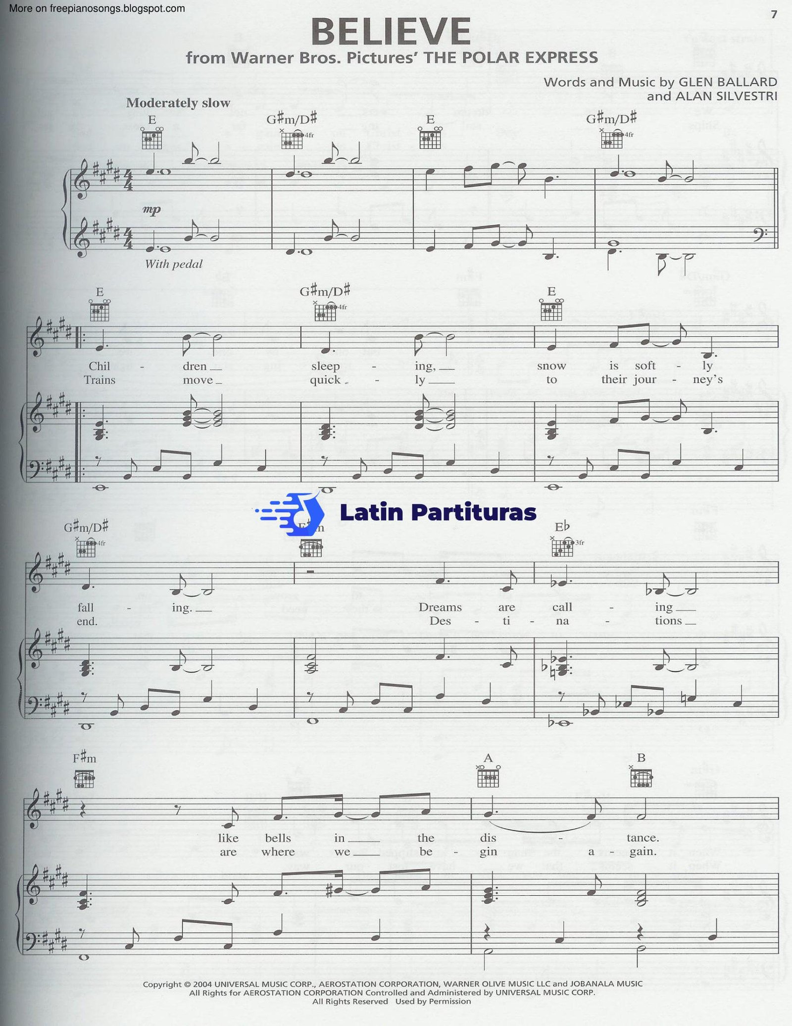 The Polar Express - Believe - Glen Ballard 1 The Polar Express - Believe - Glen Ballard