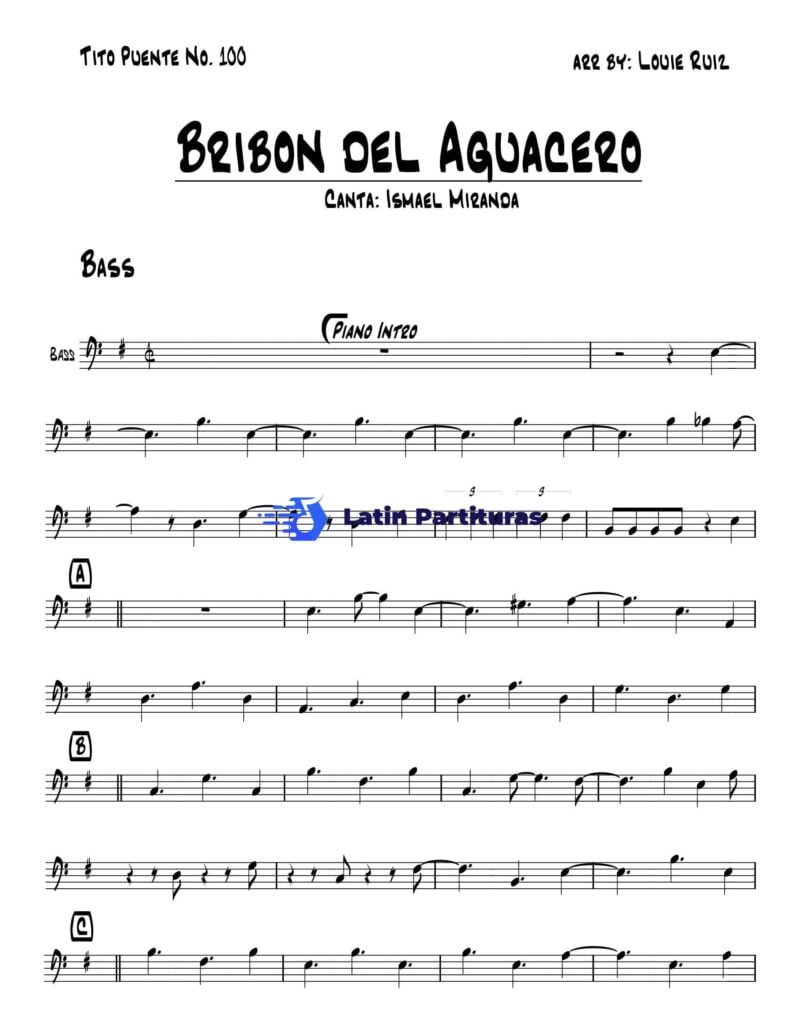 Tito Puente Y Ismael Miranda - Bribon Del Aguacero