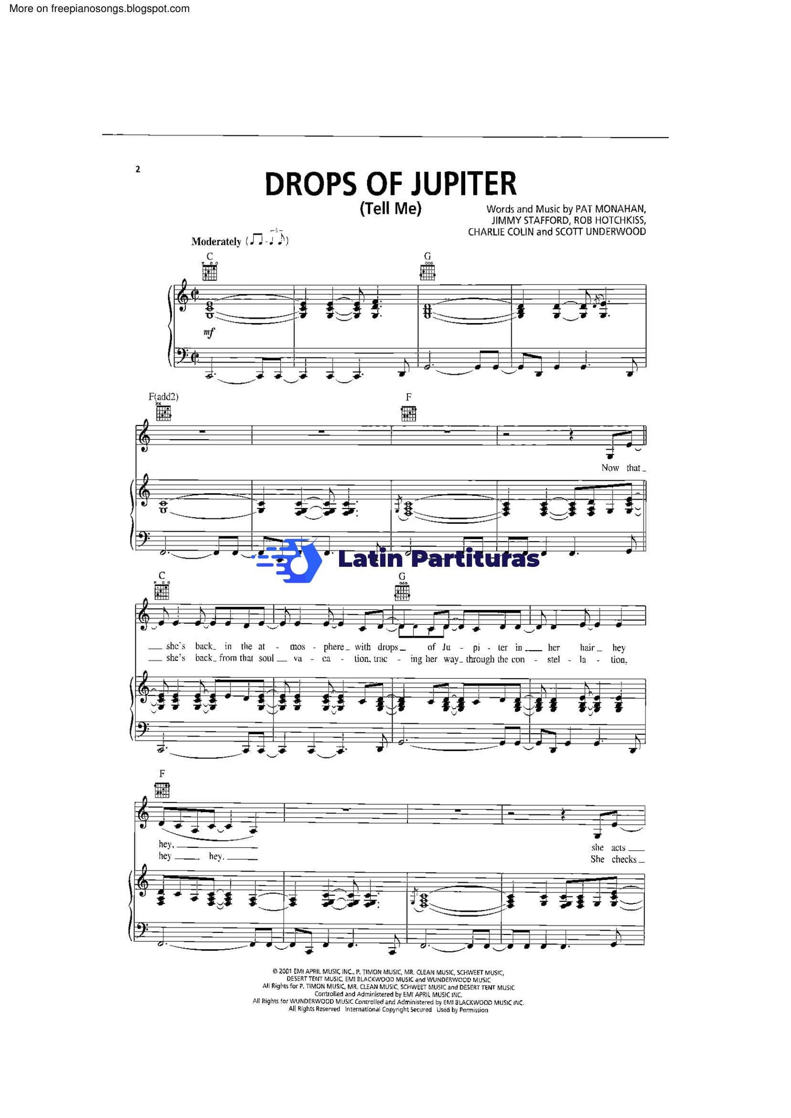 Train - Drops Of Jupiter 1 Train - Drops Of Jupiter