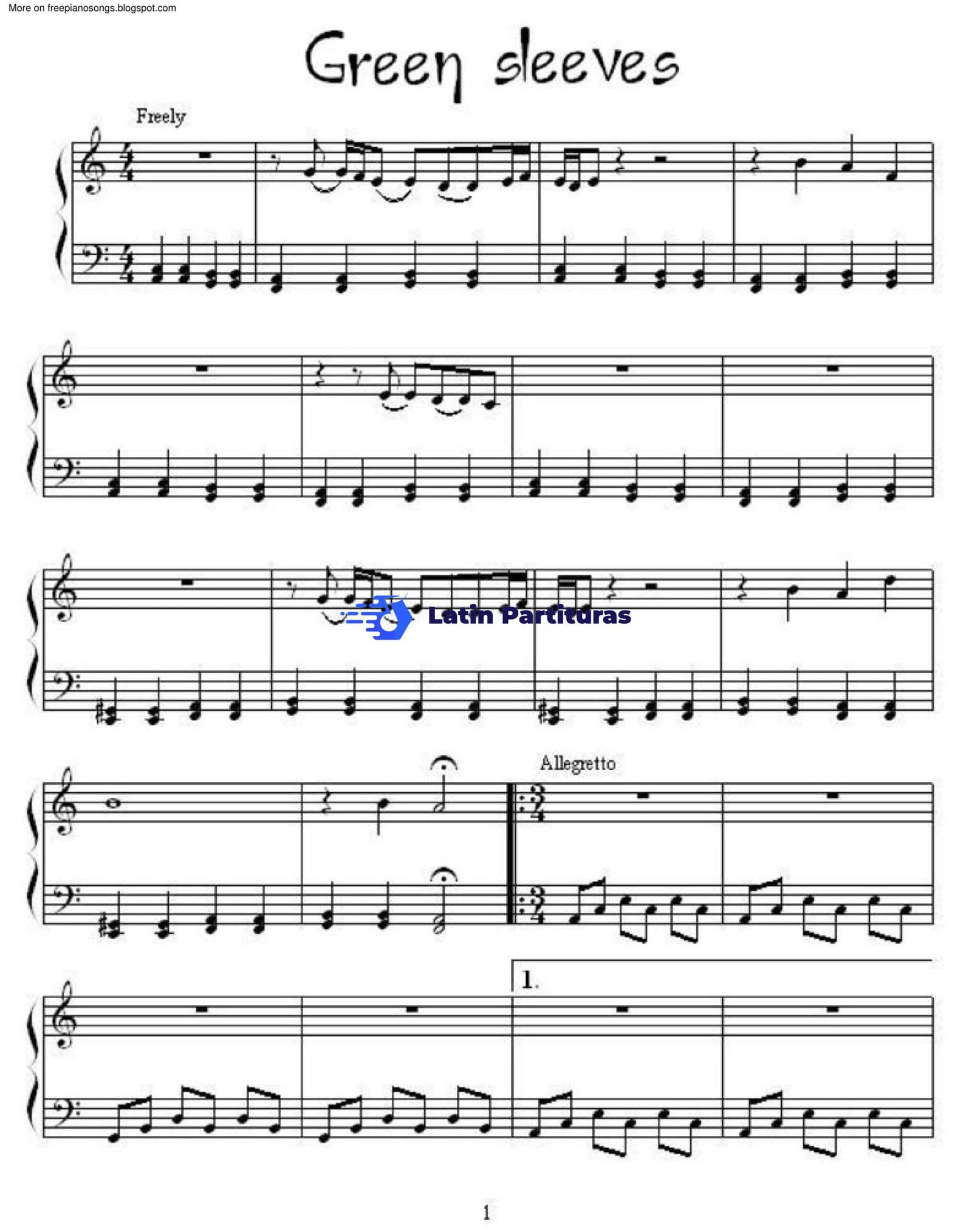 Greensleeves 1 Greensleeves