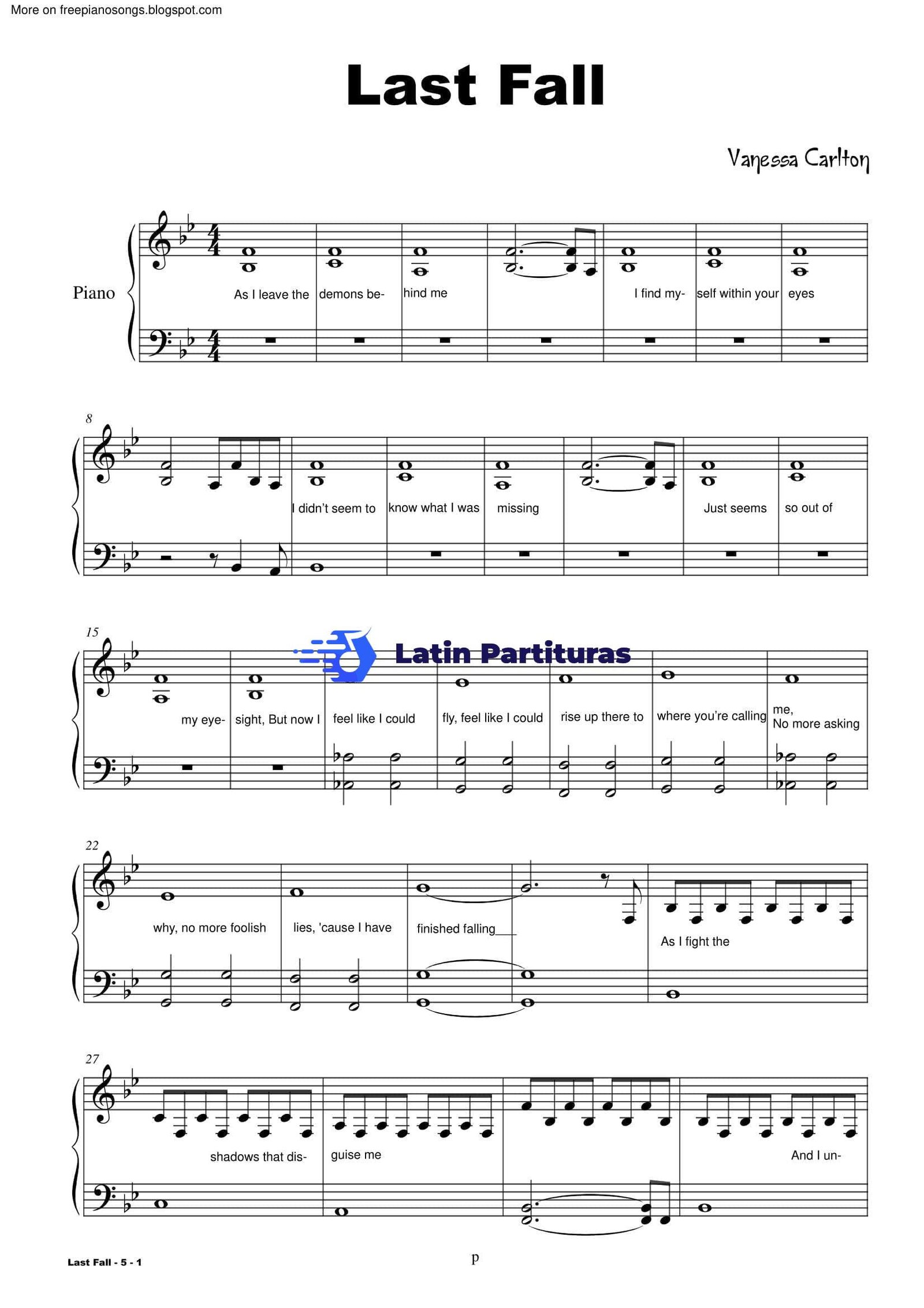 Vanessa Carlton - Last Fall 1 Vanessa Carlton - Last Fall