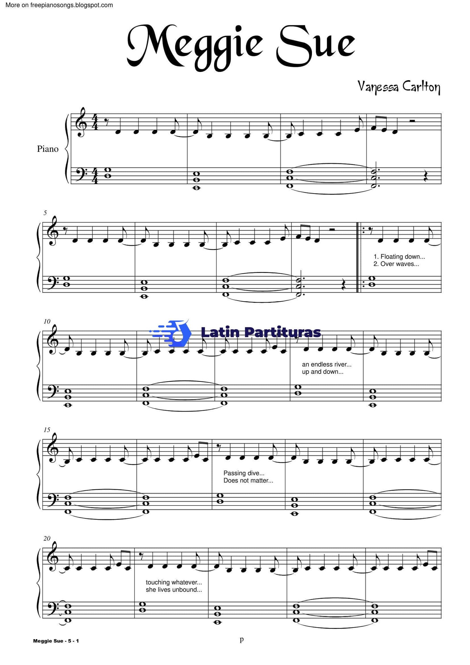 Vanessa Carlton - Meggie Sue 1 Vanessa Carlton - Meggie Sue